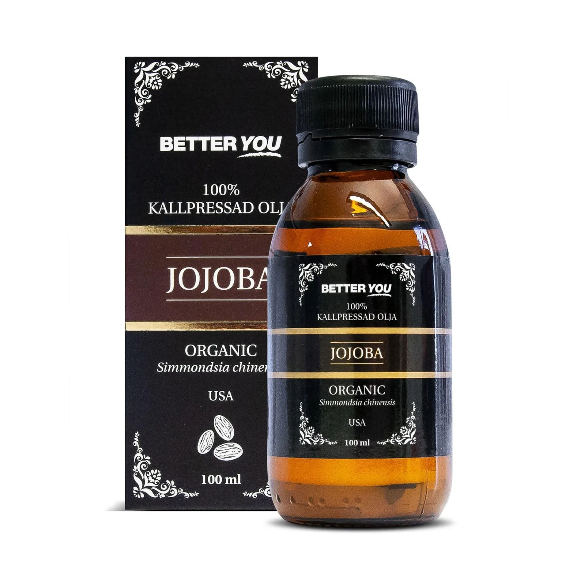 Kallpressad Olja Jojoba Ekologisk