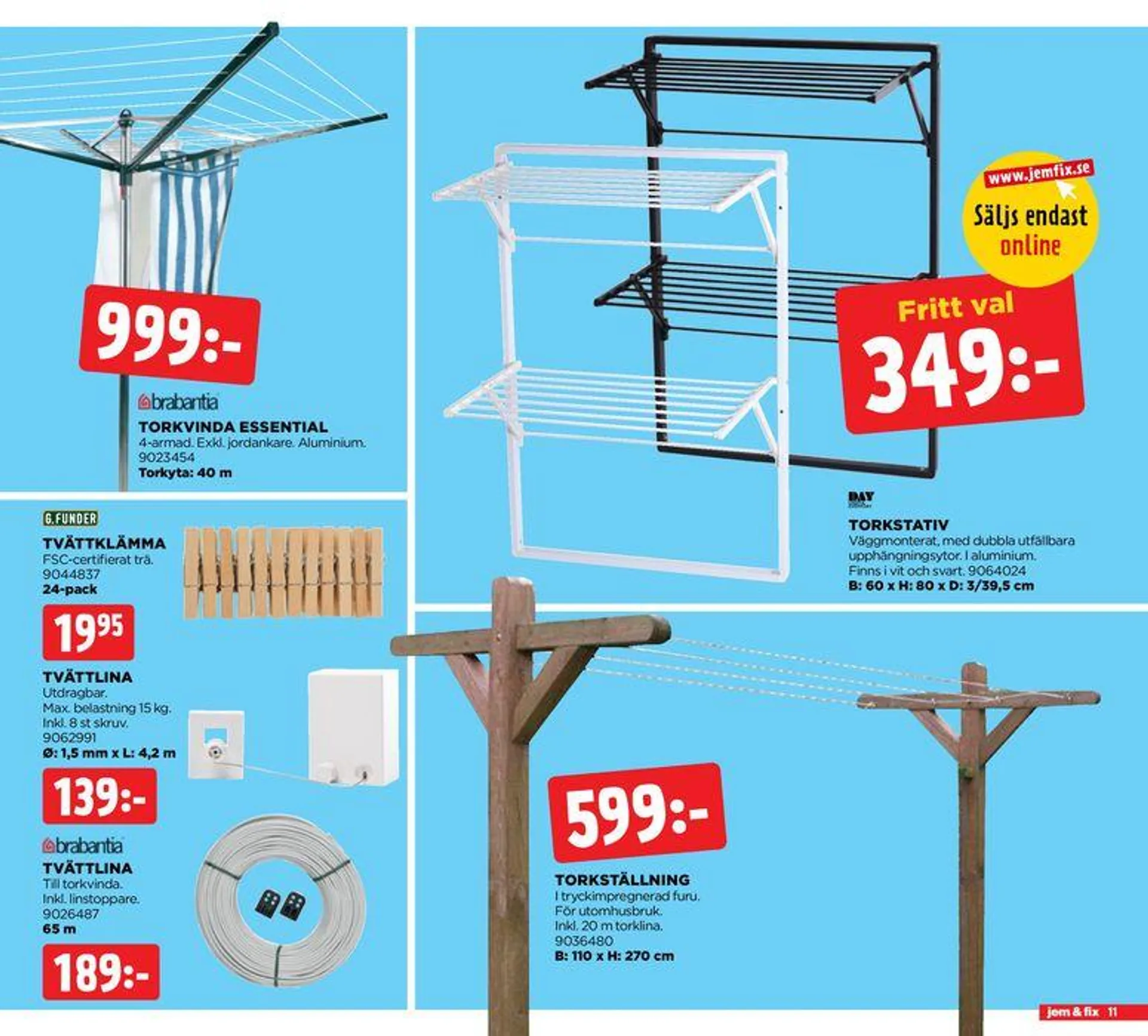 Jem&Fix reklamblad från 23 juni till 30 juni 2024 - Reklamblad sidor 11