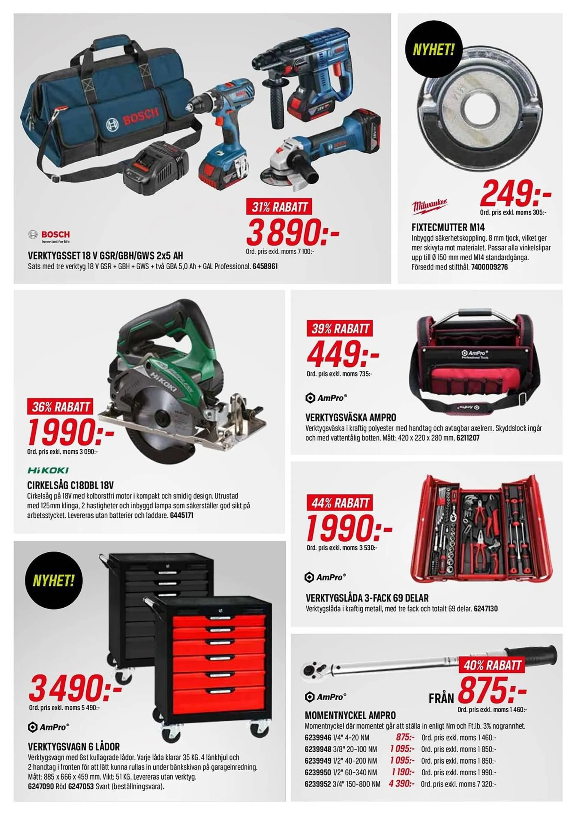 Tools reklamblad från 1 september till 30 september 2023 - Reklamblad sidor 6