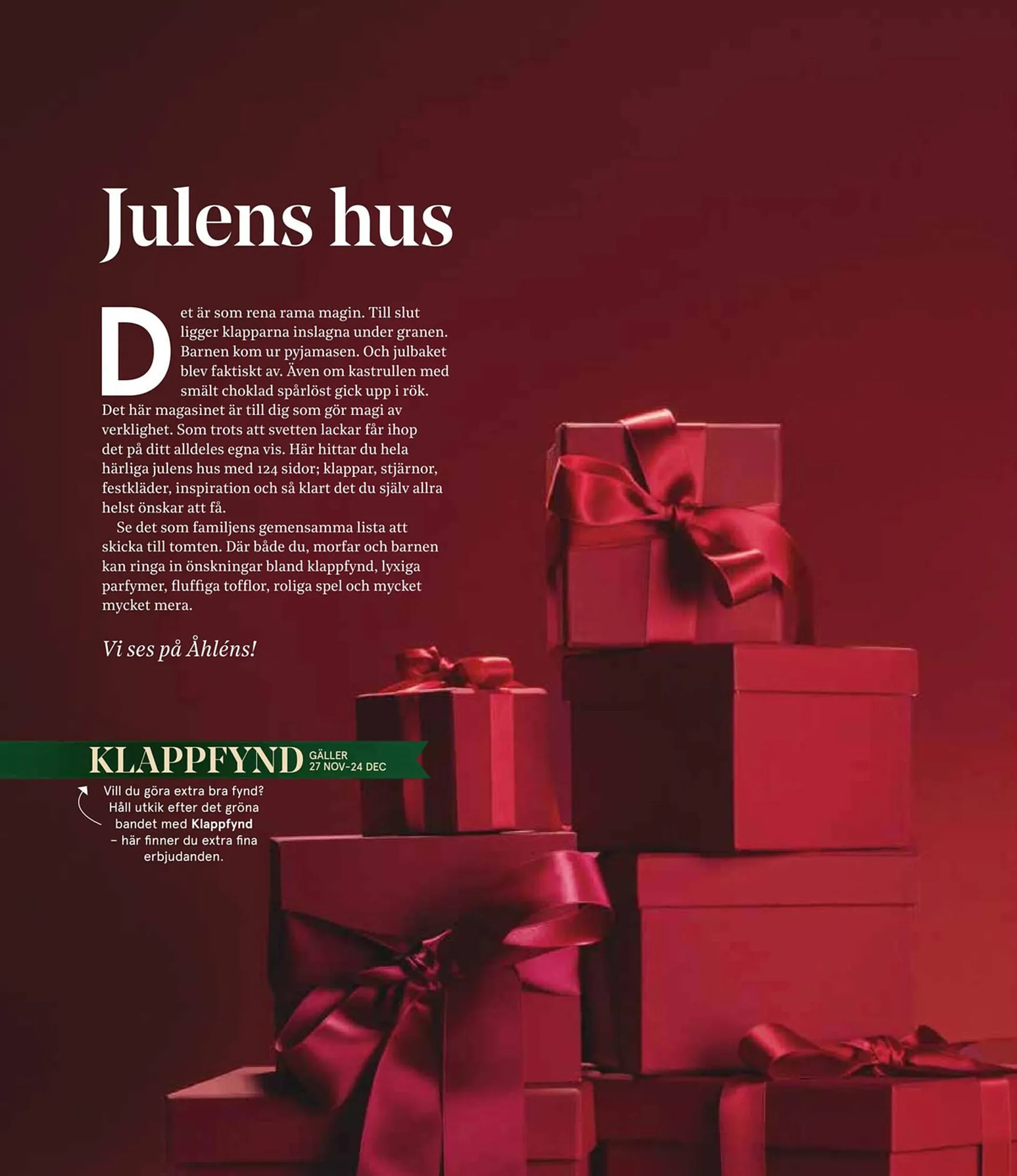 Åhléns reklamblad från 25 november till 24 december 2024 - Reklamblad sidor 2