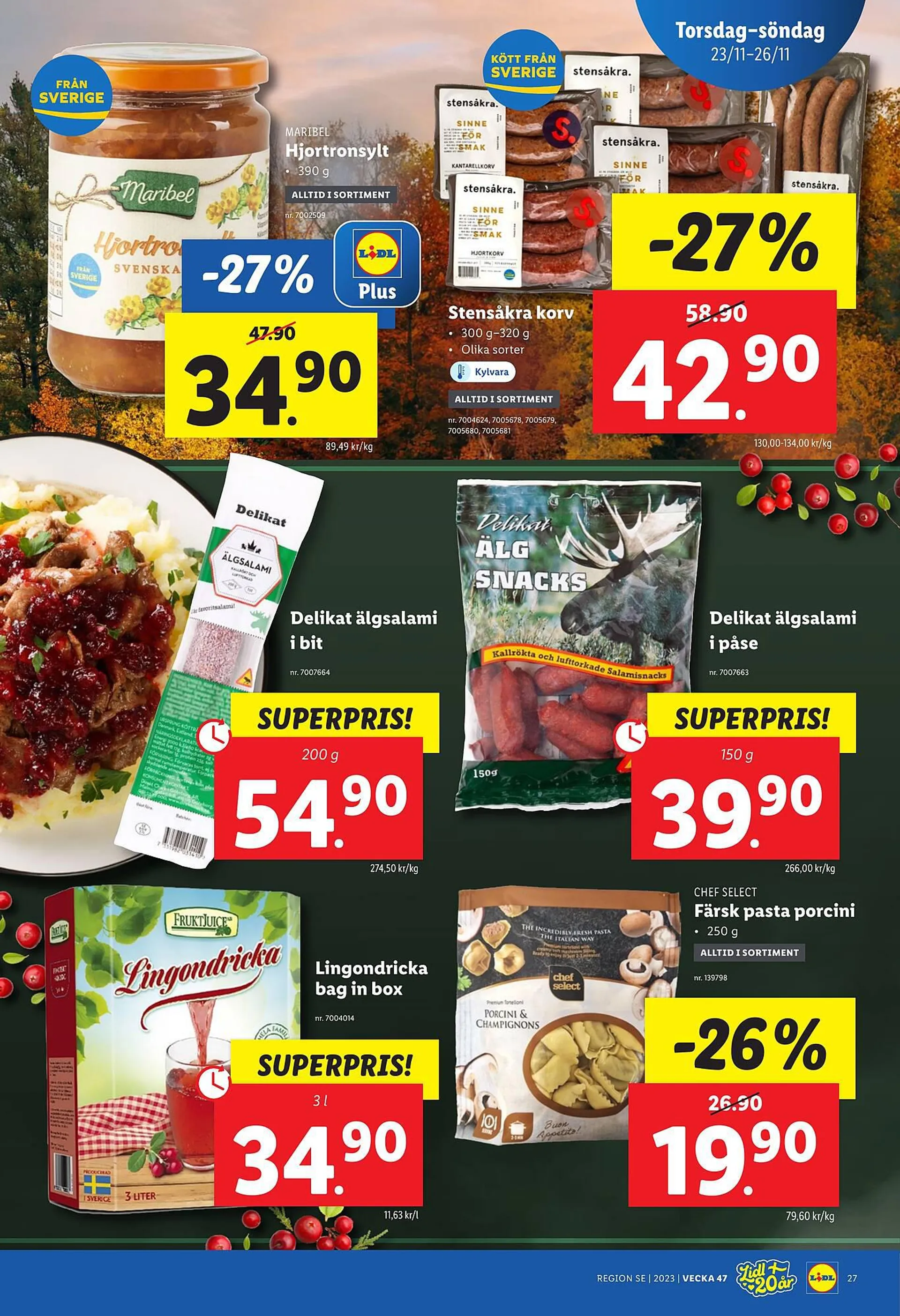 Lidl reklamblad från 20 november till 26 november 2023 - Reklamblad sidor 31