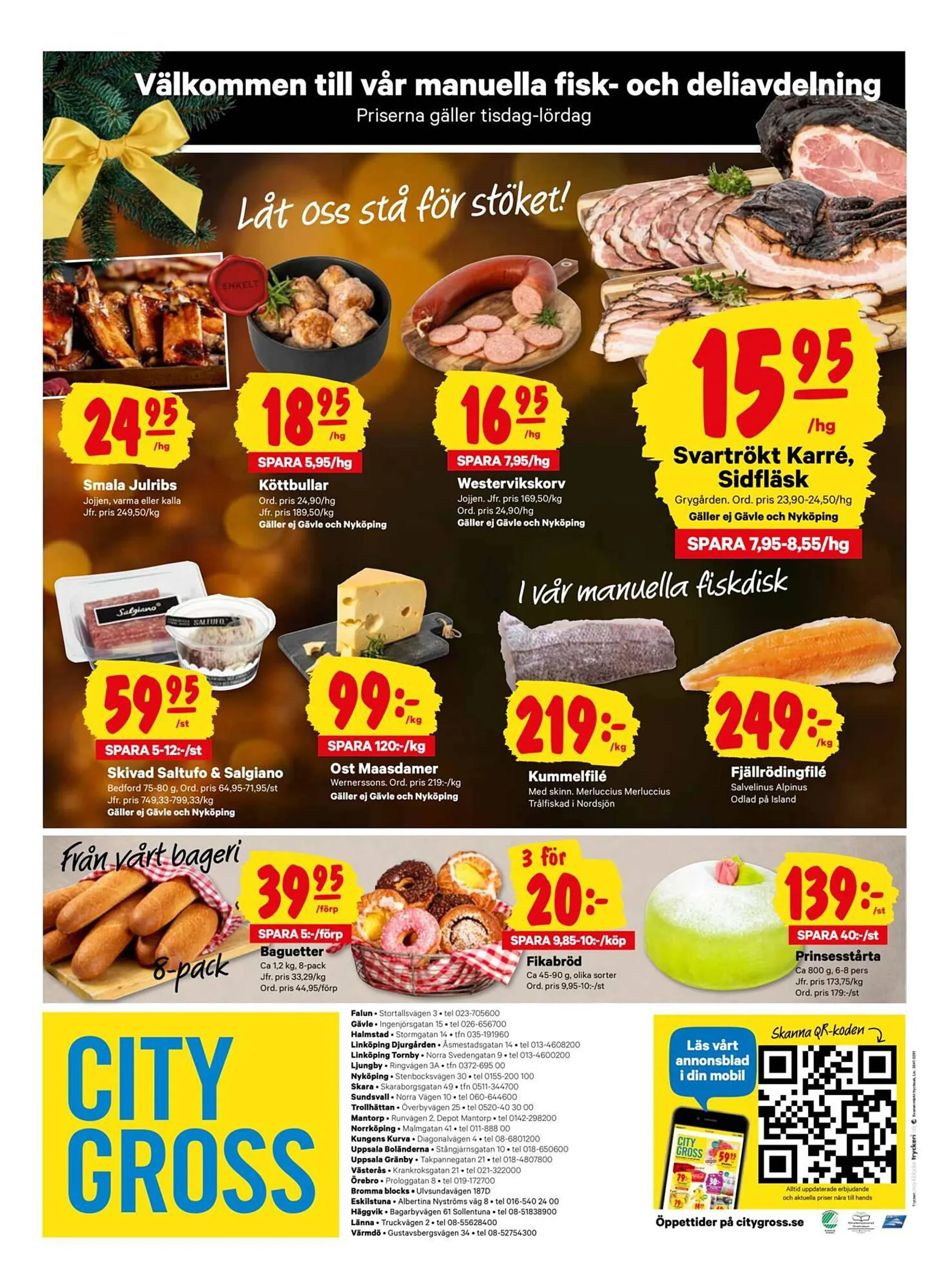 City Gross reklamblad från 19 november till 26 november 2023 - Reklamblad sidor 12