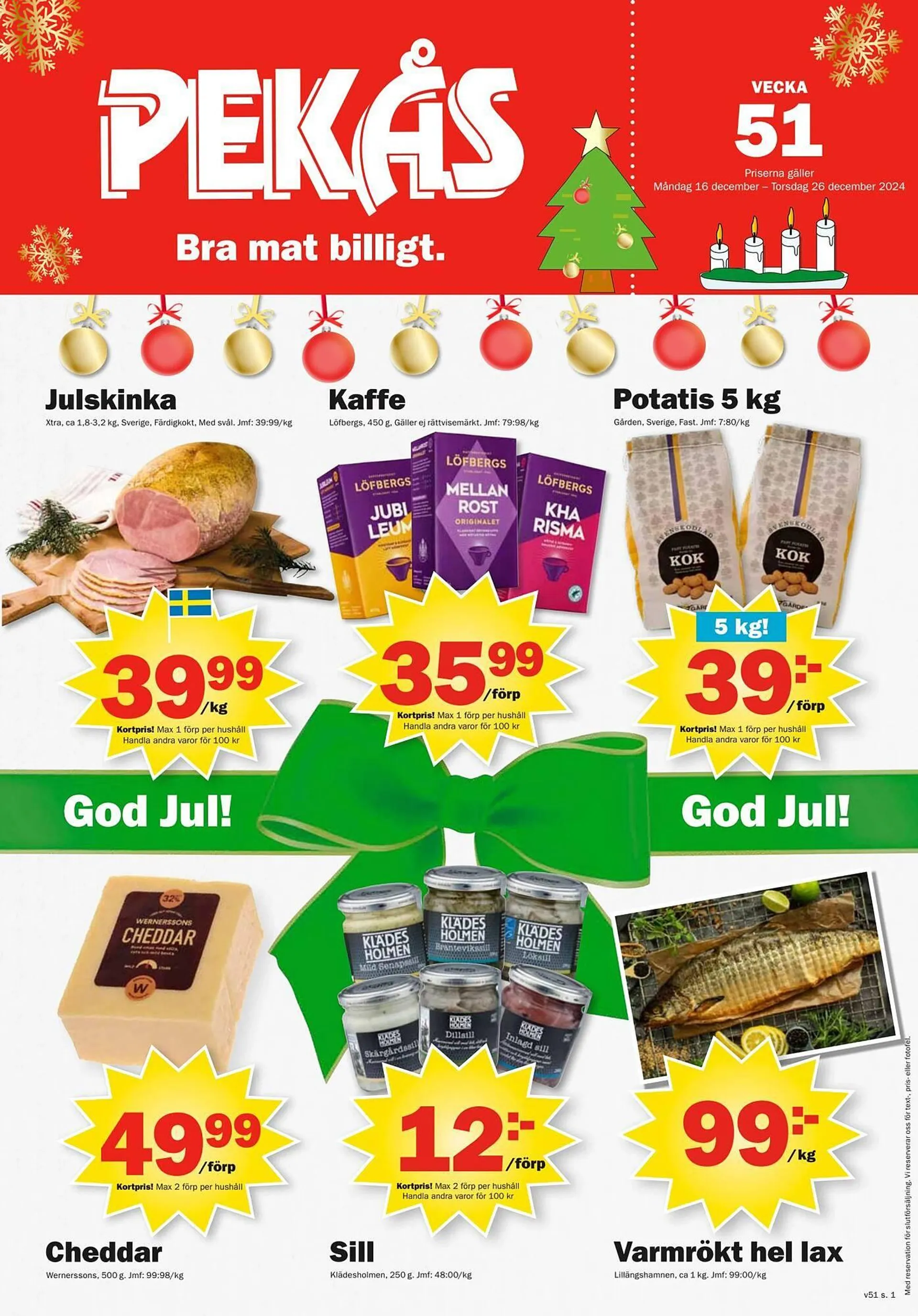 Pekås reklamblad - 1