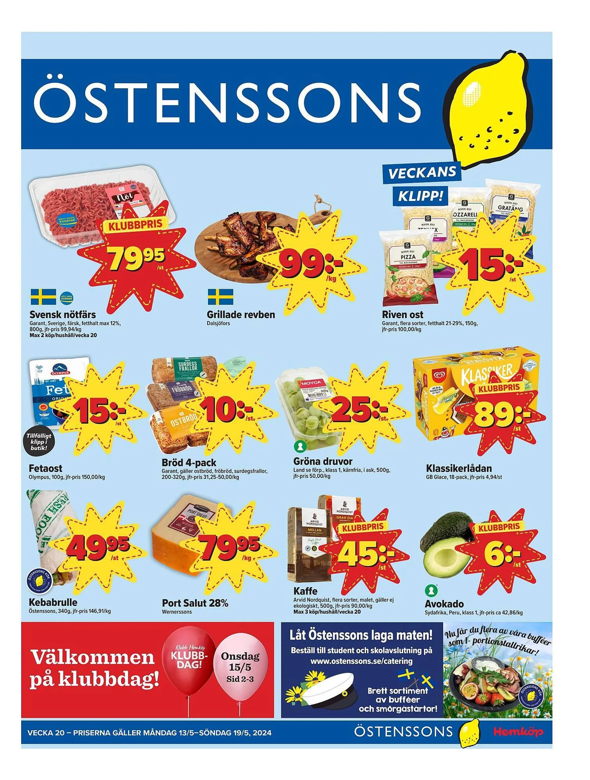 Östenssons reklamblad - 1