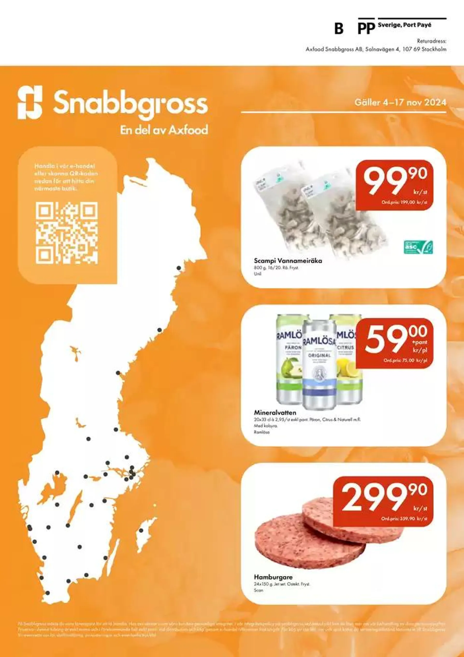 Snabbgross Kampanjblad v. 45–46 från 4 november till 18 november 2024 - Reklamblad sidor 12