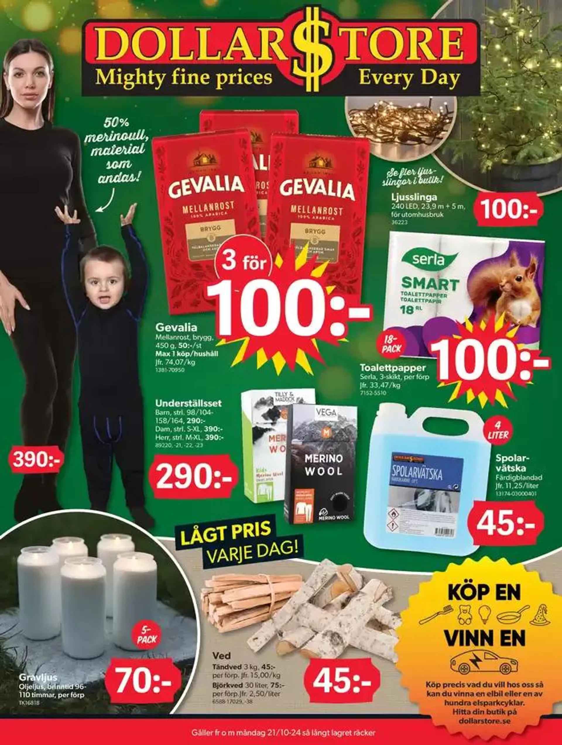 DollarStore Erbjudanden från 22 oktober till 5 november 2024 - Reklamblad sidor 1