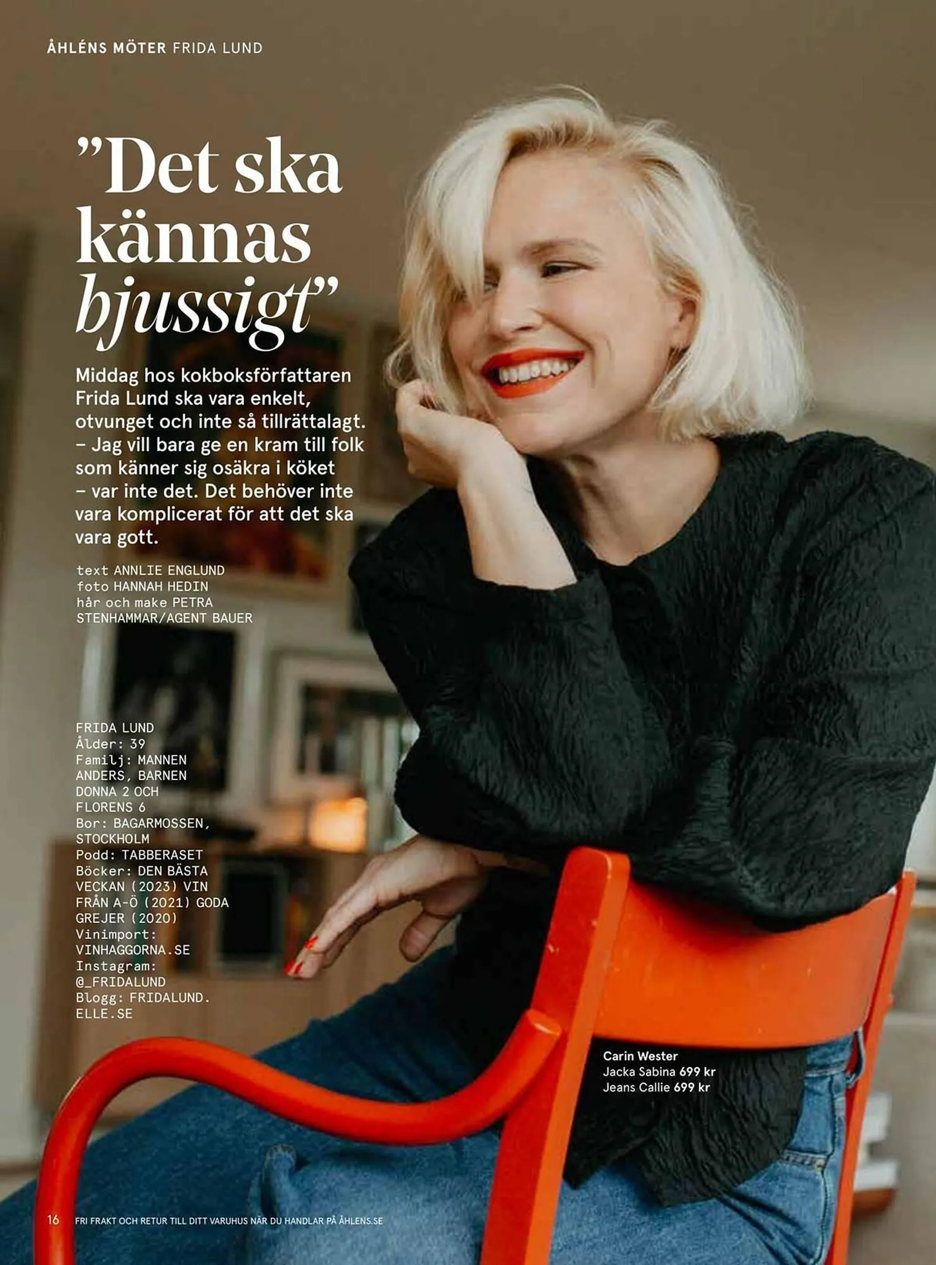 Åhléns reklamblad från 23 oktober till 12 november 2024 - Reklamblad sidor 16