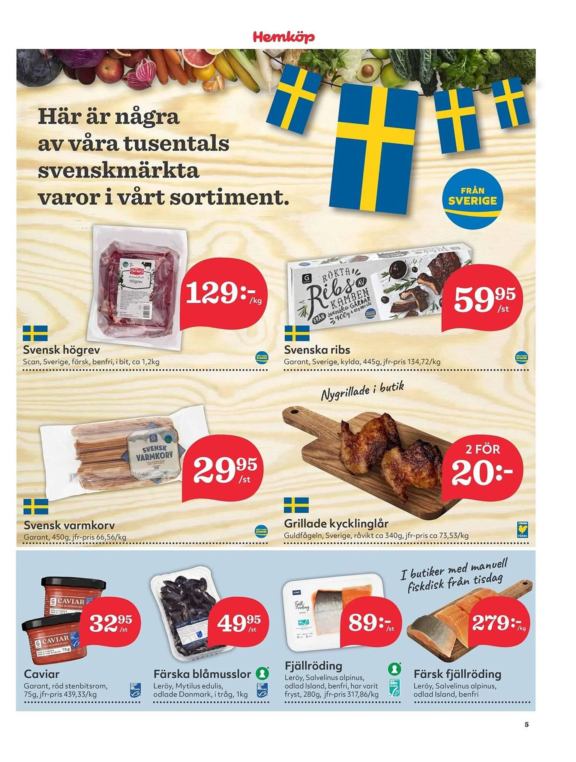 Hemköp reklamblad från 12 februari till 18 februari 2024 - Reklamblad sidor 5