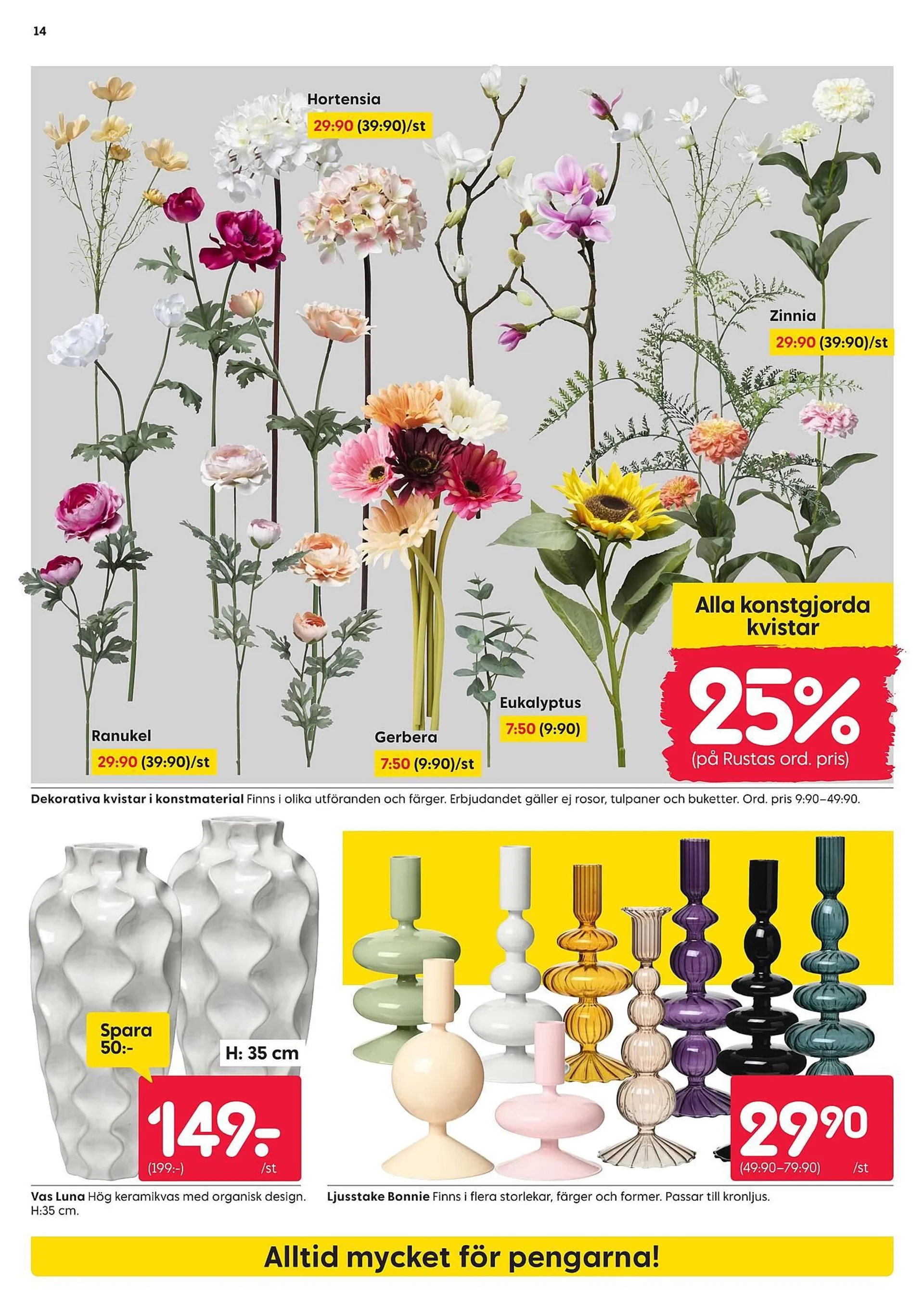 Rusta reklamblad från 24 mars till 30 mars 2025 - Reklamblad sidor 14