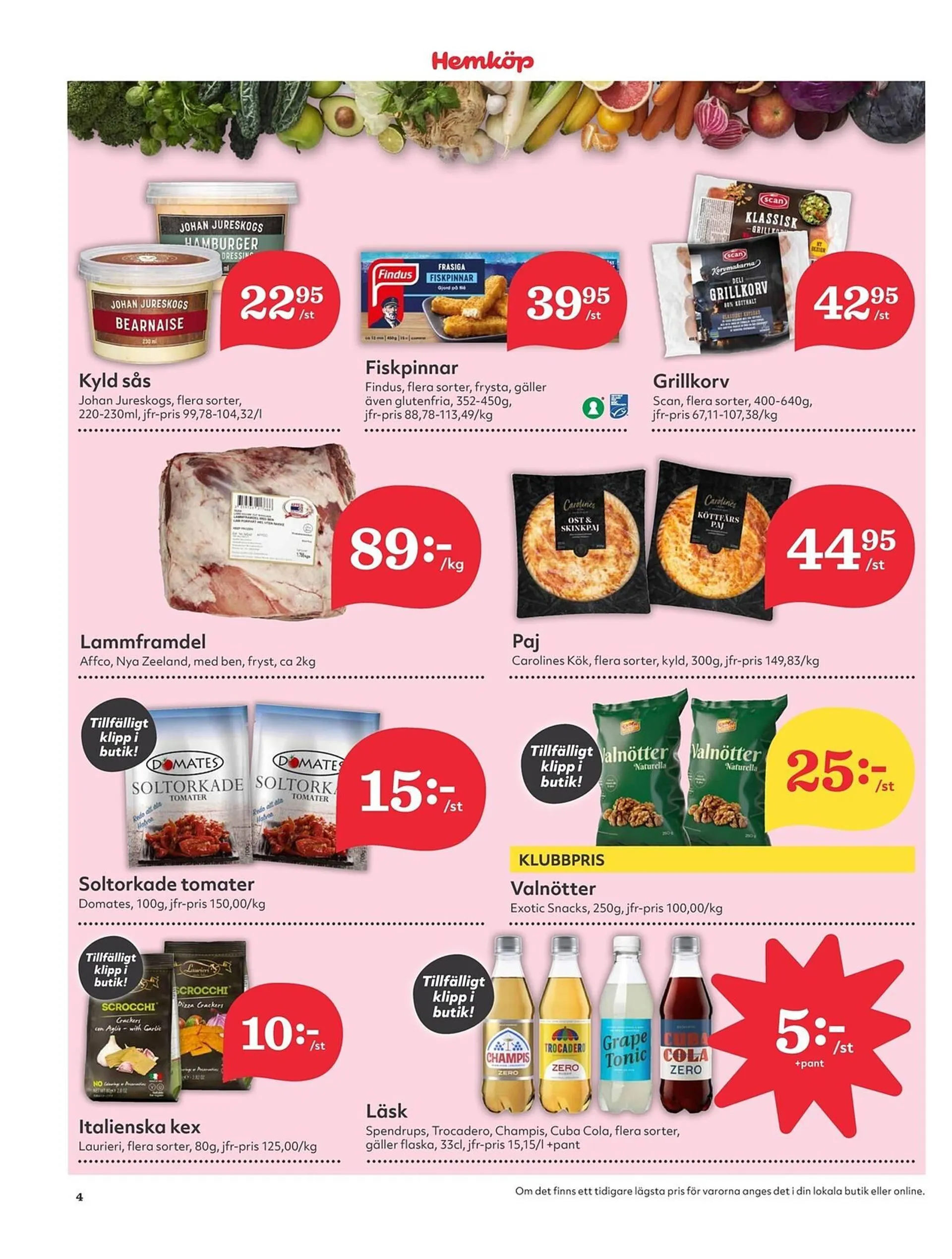 Hemköp reklamblad från 24 mars till 30 mars 2025 - Reklamblad sidor 4
