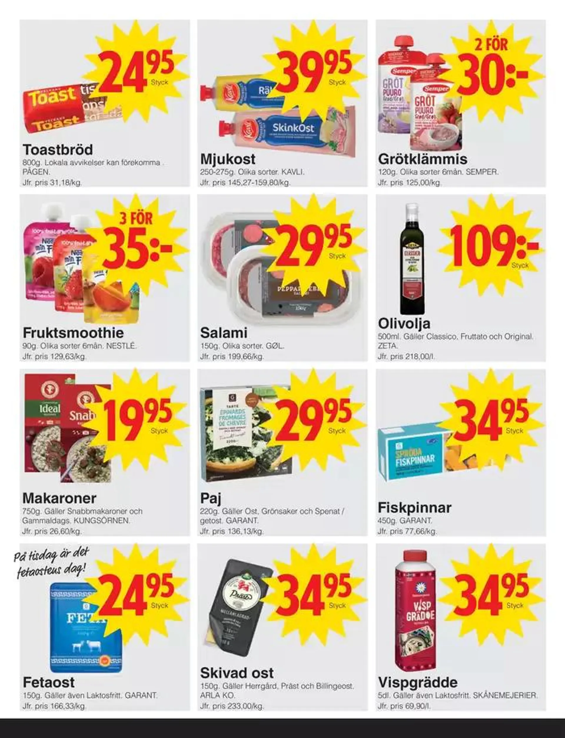 Matöppet Veckans DR-blad från 14 oktober till 20 oktober 2024 - Reklamblad sidor 2