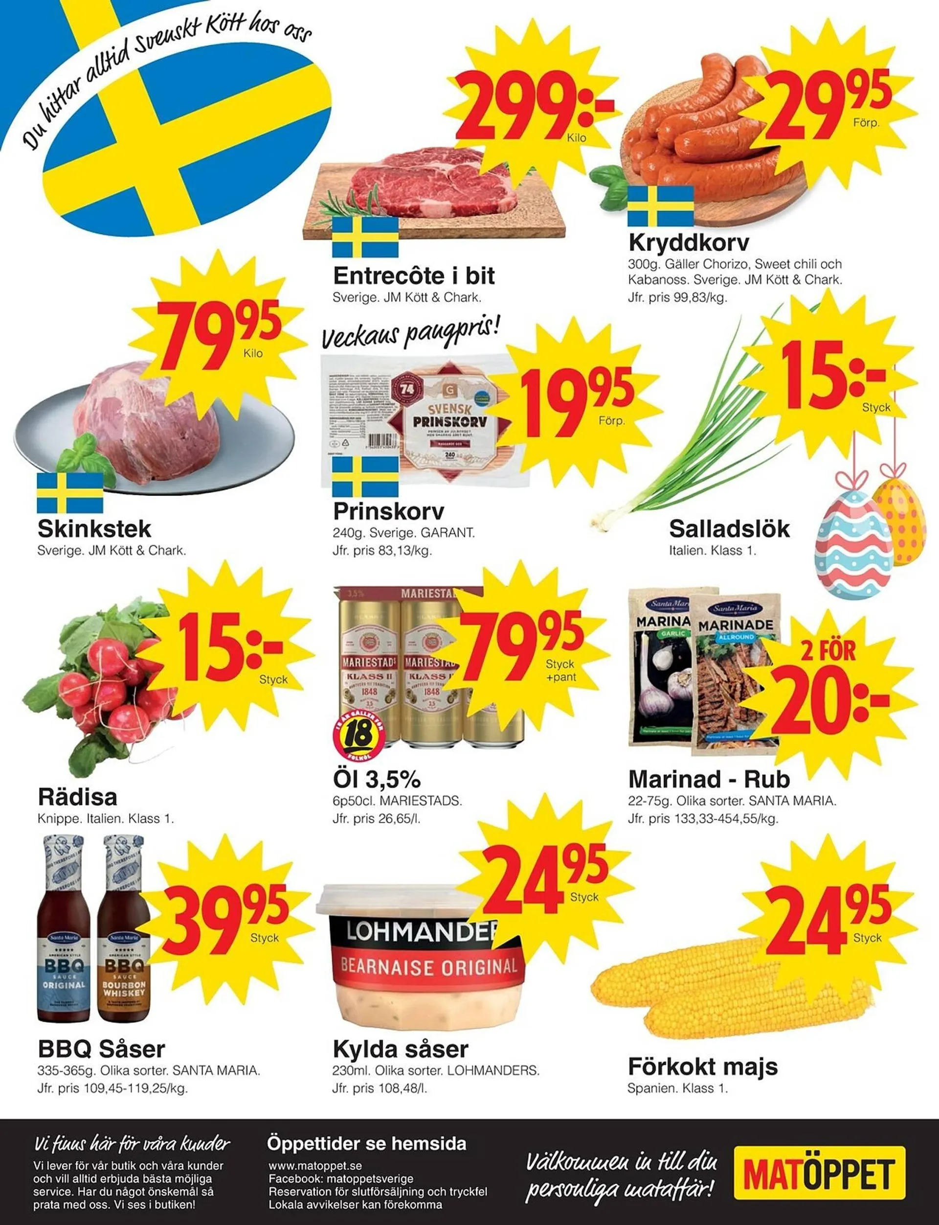 Matöppet reklamblad från 14 april till 20 april 2025 - Reklamblad sidor 4