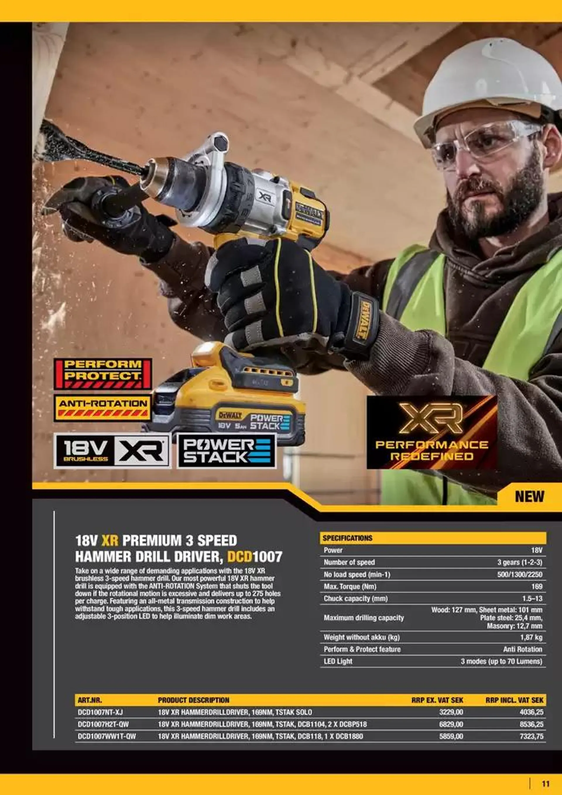 Dewalt reklamblad från 28 september till 12 oktober 2024 - Reklamblad sidor 11