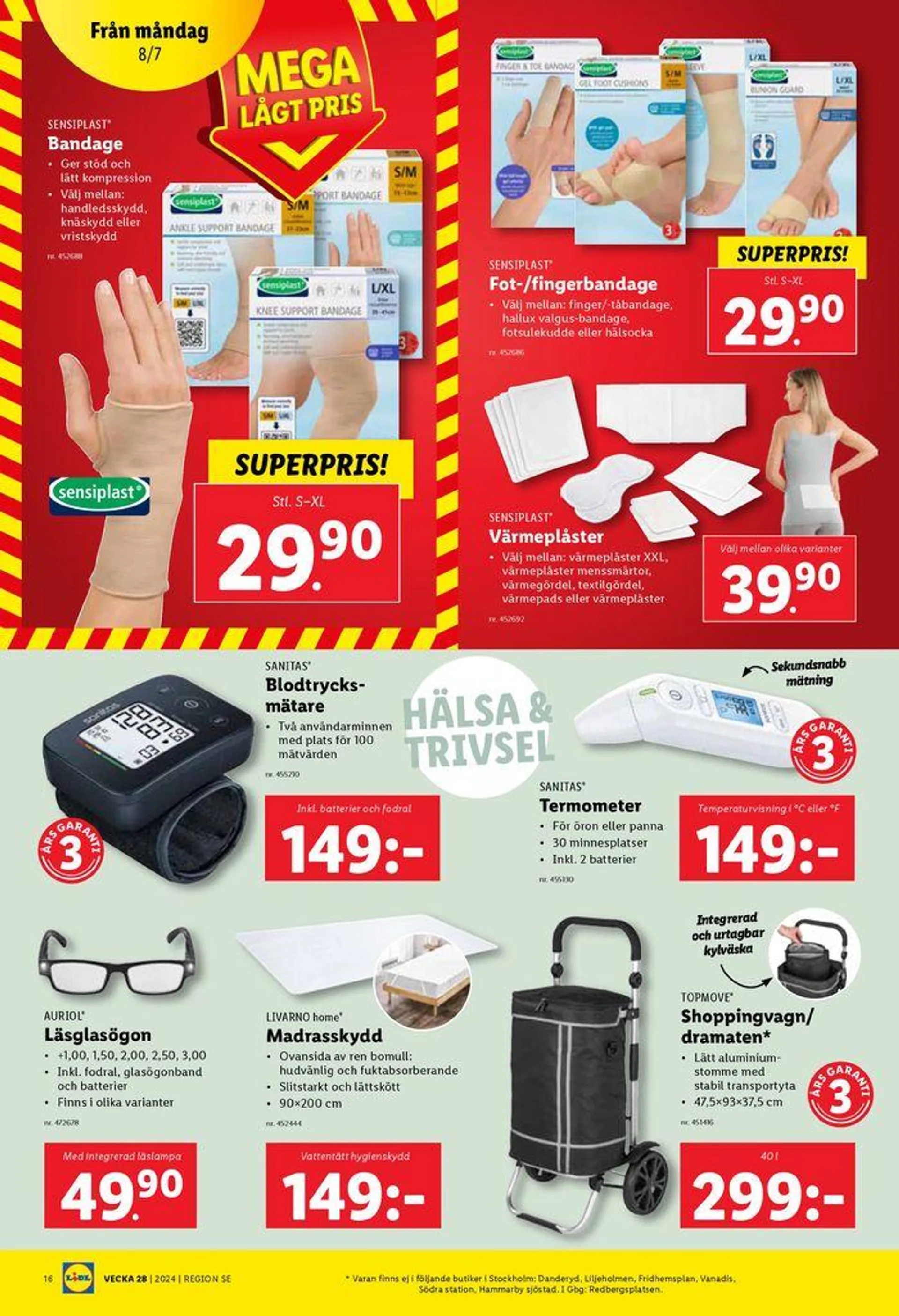 Fantastiskt erbjudande för alla kunder från 8 juli till 9 juni 2024 - Reklamblad sidor 21