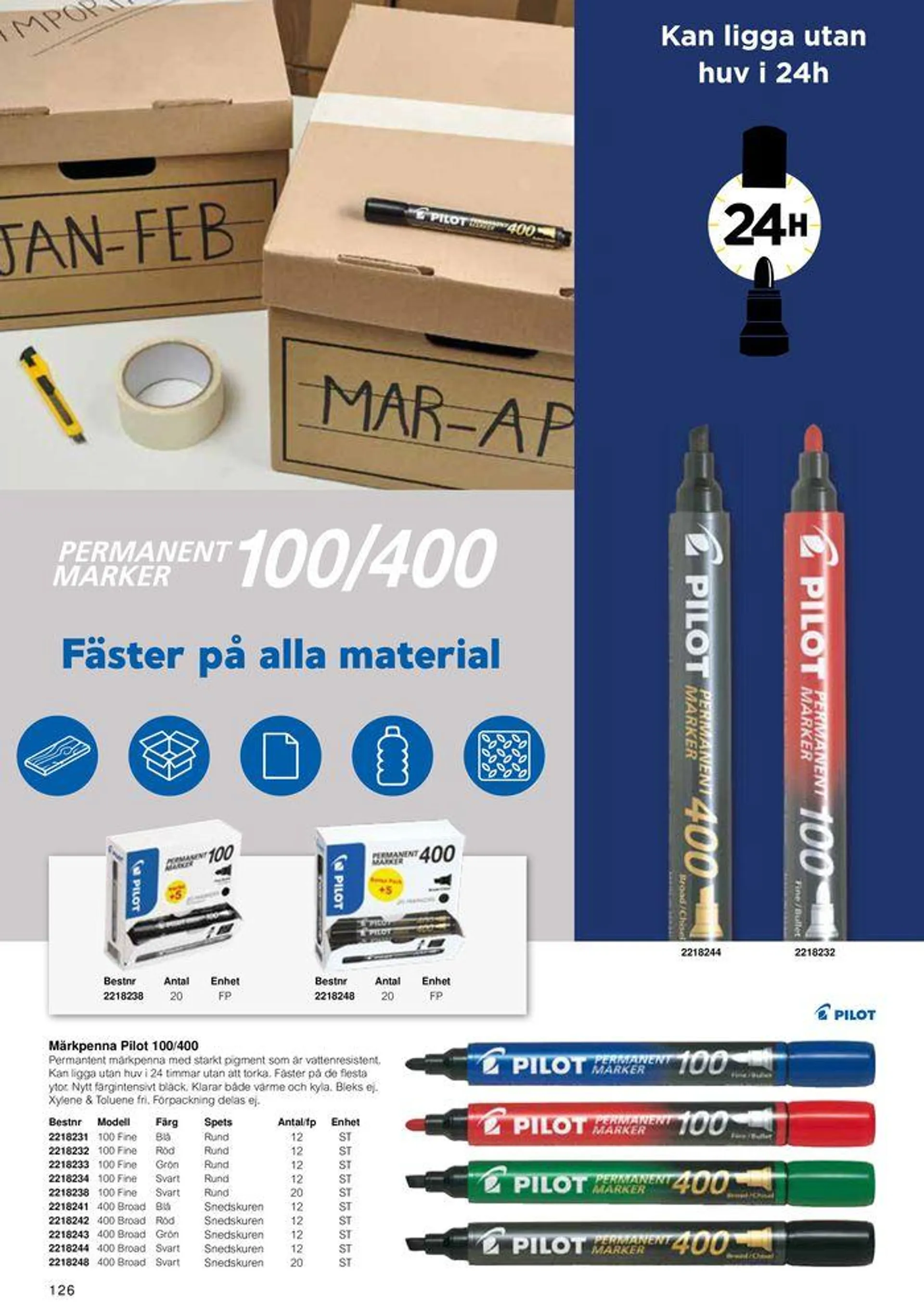 Office Depot - Kontorskatalog 2024 från 6 maj till 31 december 2024 - Reklamblad sidor 128