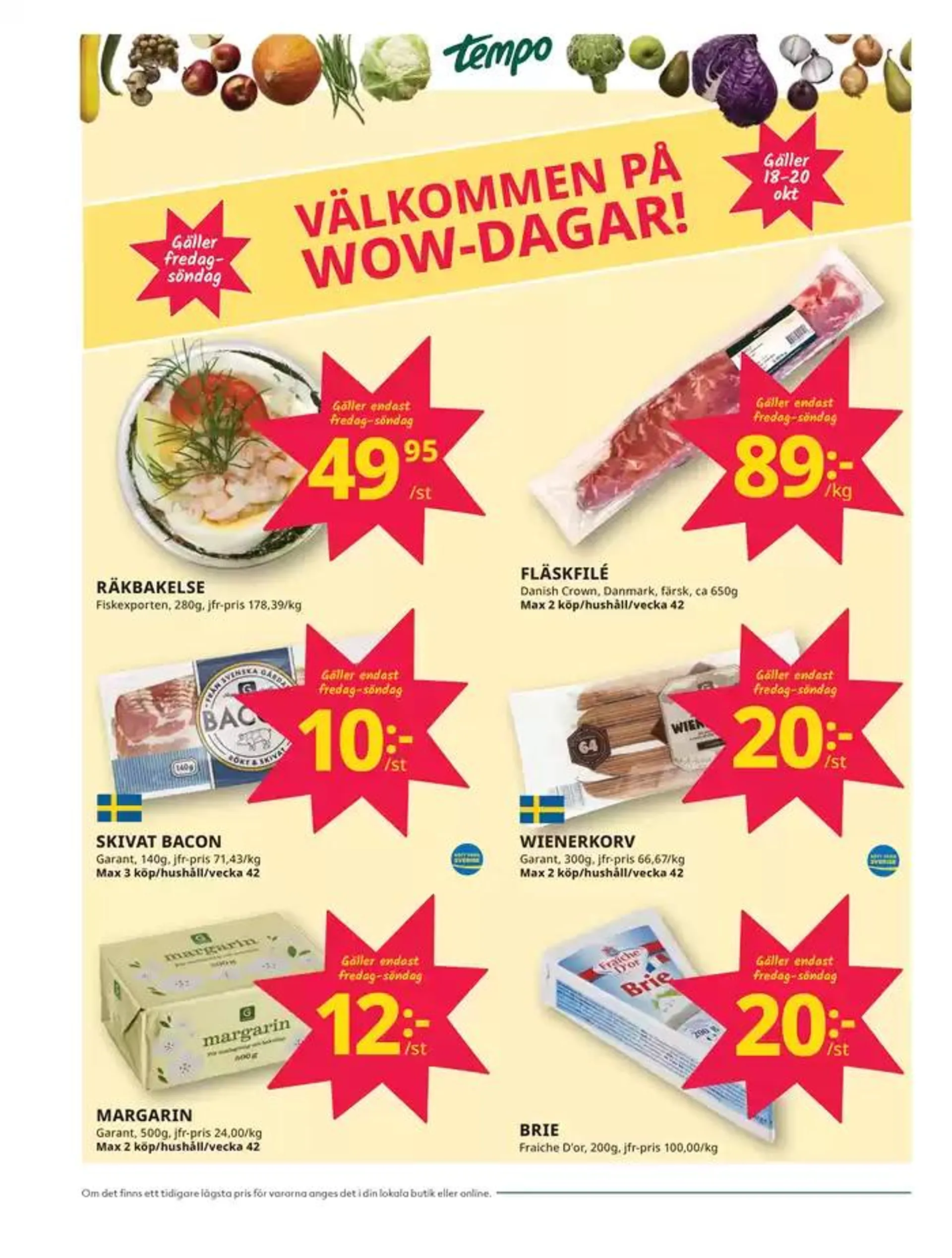 Veckans erbjudanden Tempo från 15 oktober till 29 oktober 2024 - Reklamblad sidor 2