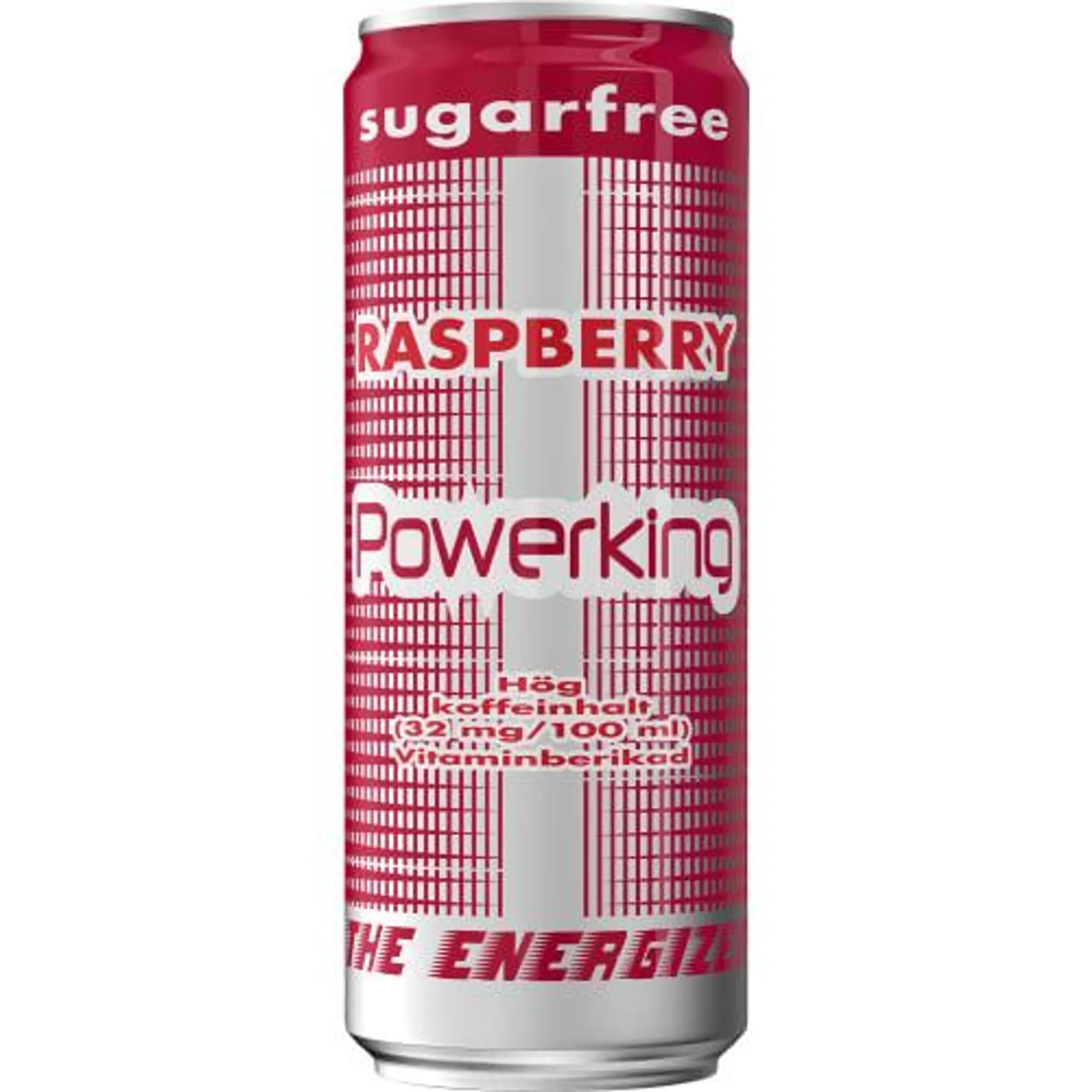 Raspberry Sugarfree Energidryck Burk