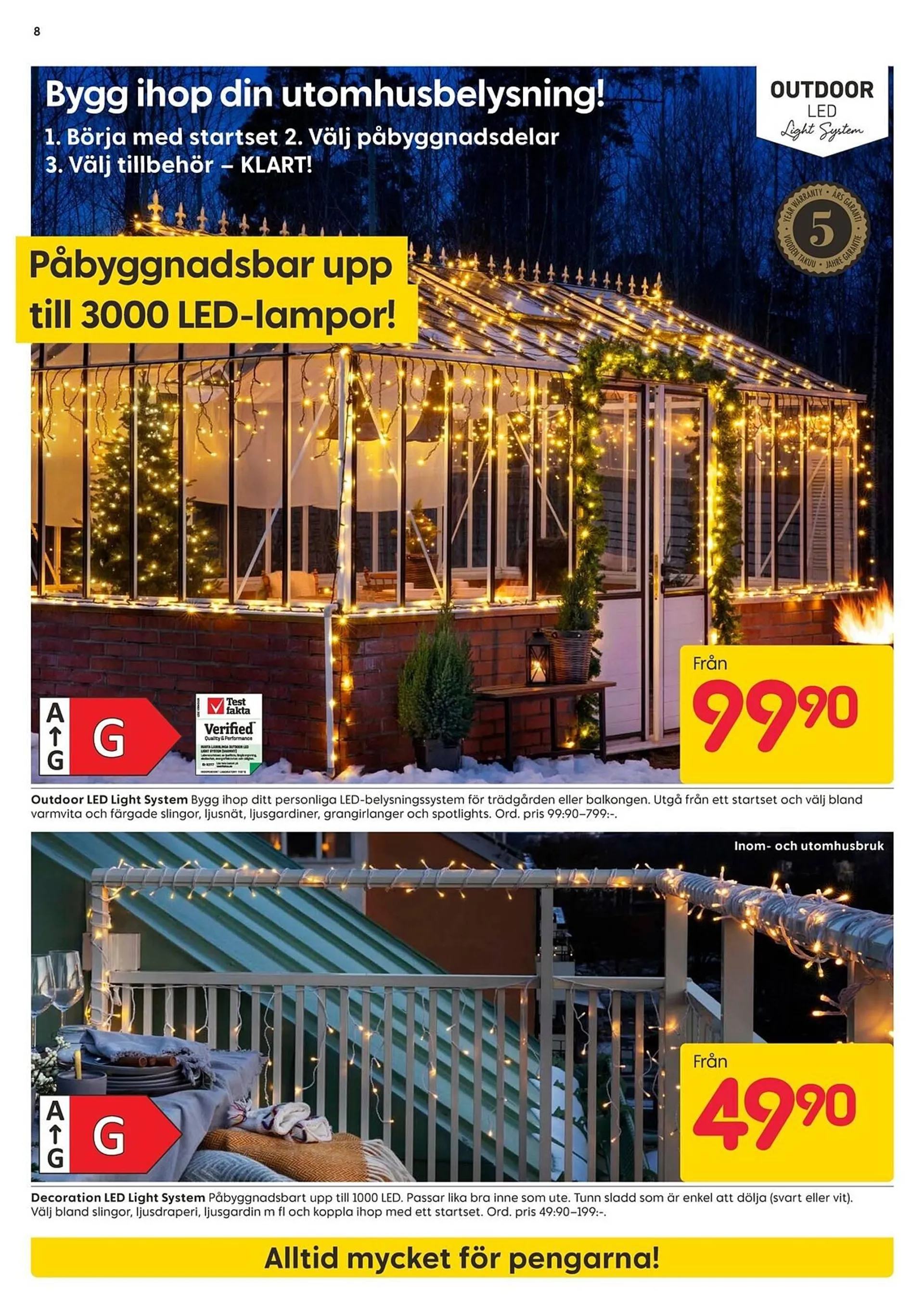 Rusta reklamblad från 7 oktober till 13 oktober 2024 - Reklamblad sidor 8