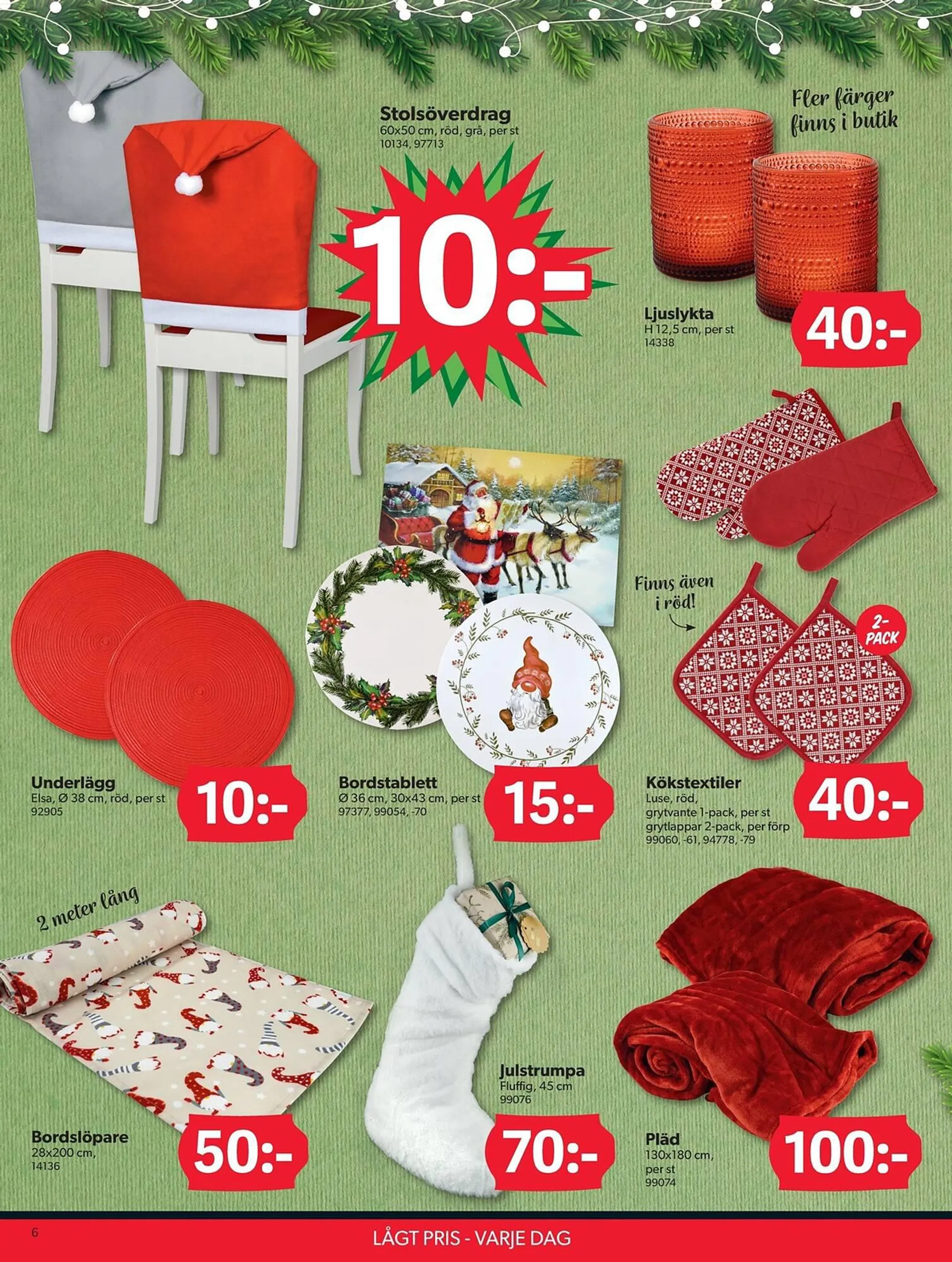 DollarStore reklamblad exklusiva deals Giltig tills 20 dec.