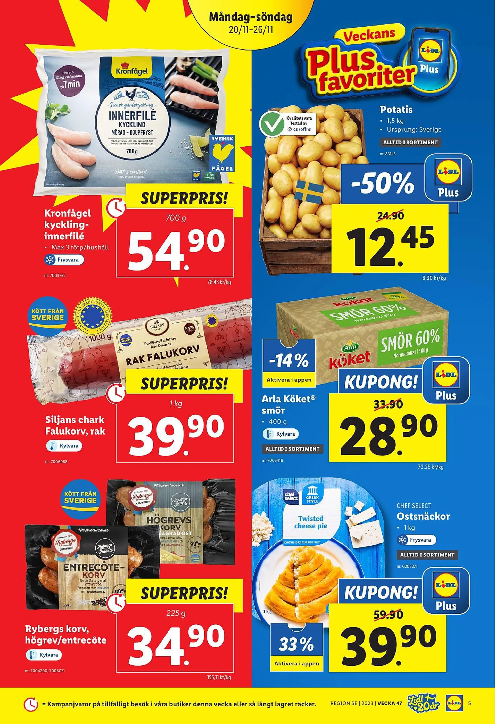 Lidl reklamblad från 20 november till 26 november 2023 - Reklamblad sidor 5