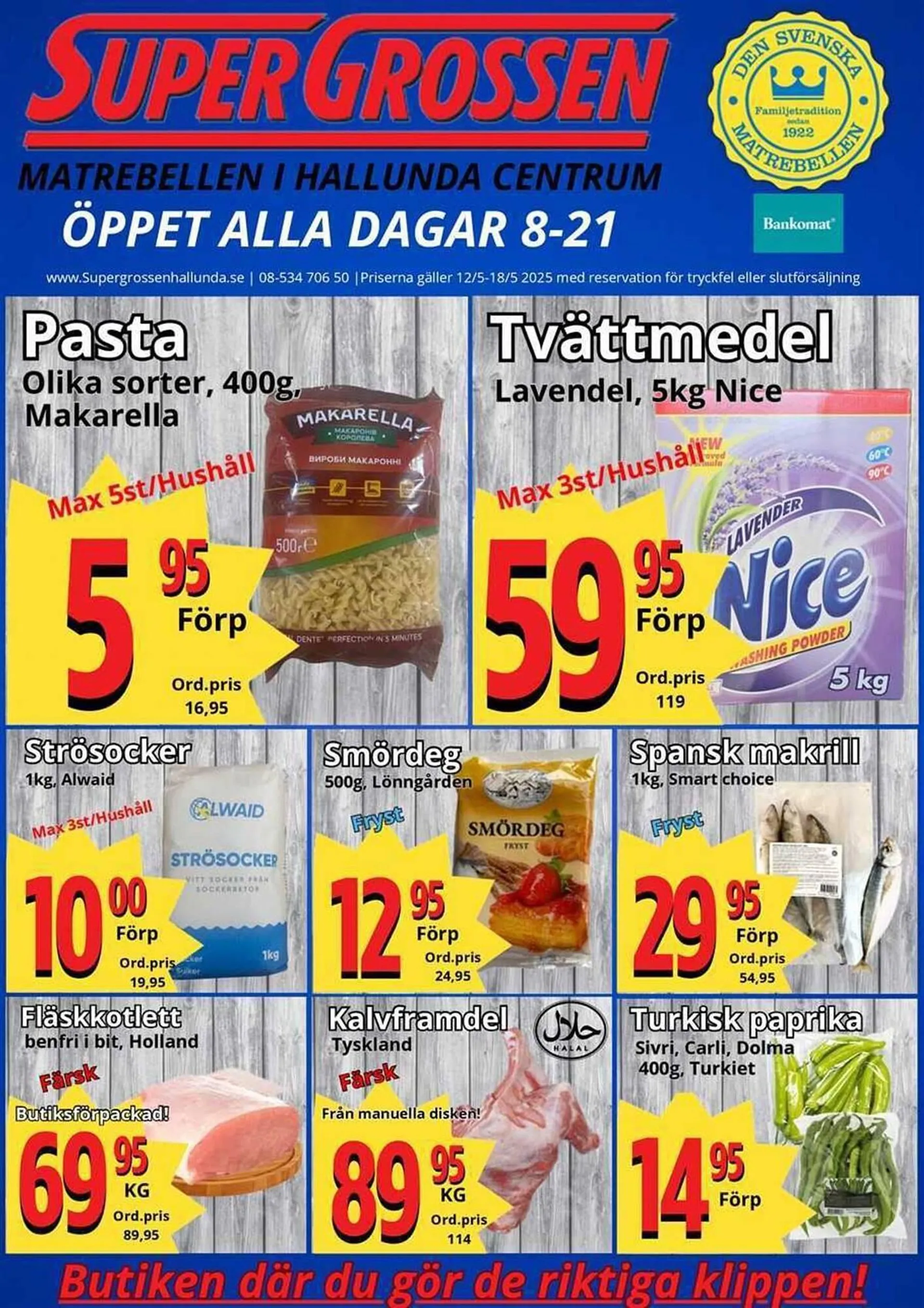 Supergrossen reklamblad - 1