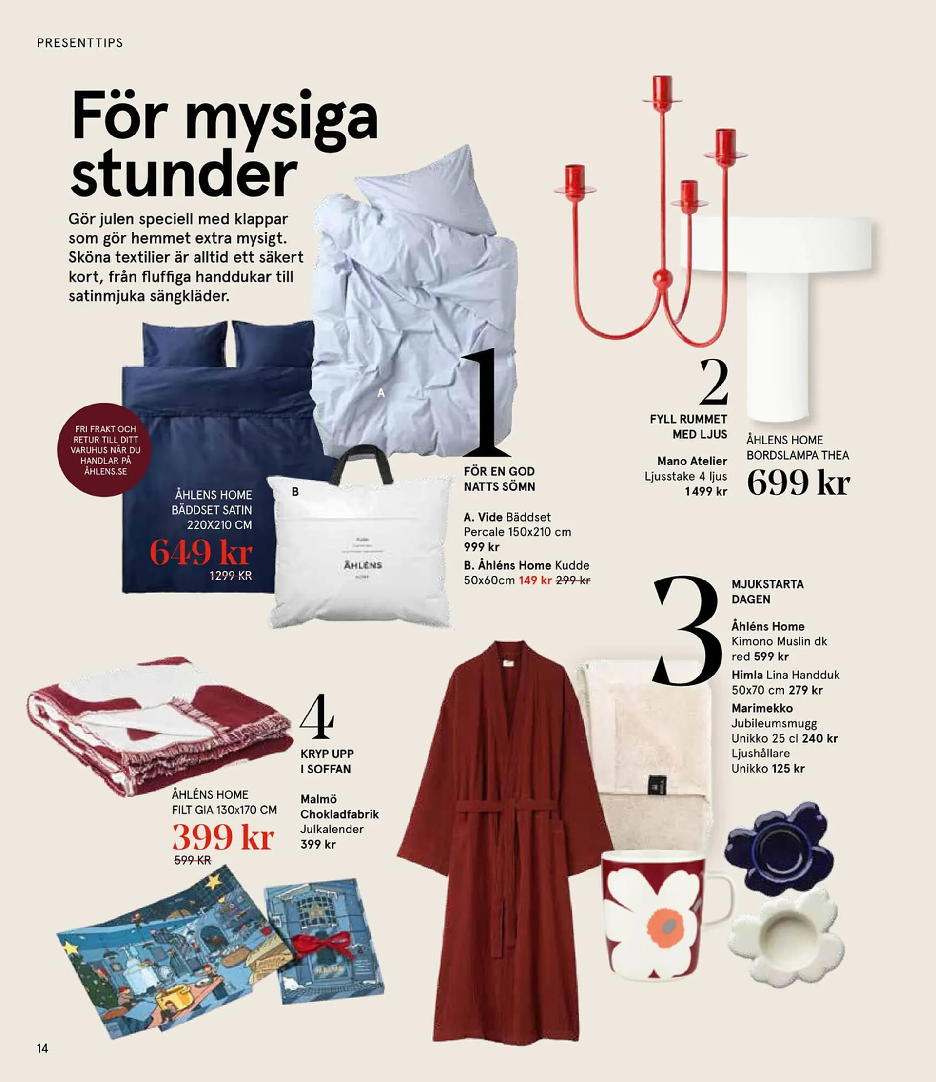 Åhléns reklamblad från 25 november till 24 december 2024 - Reklamblad sidor 14