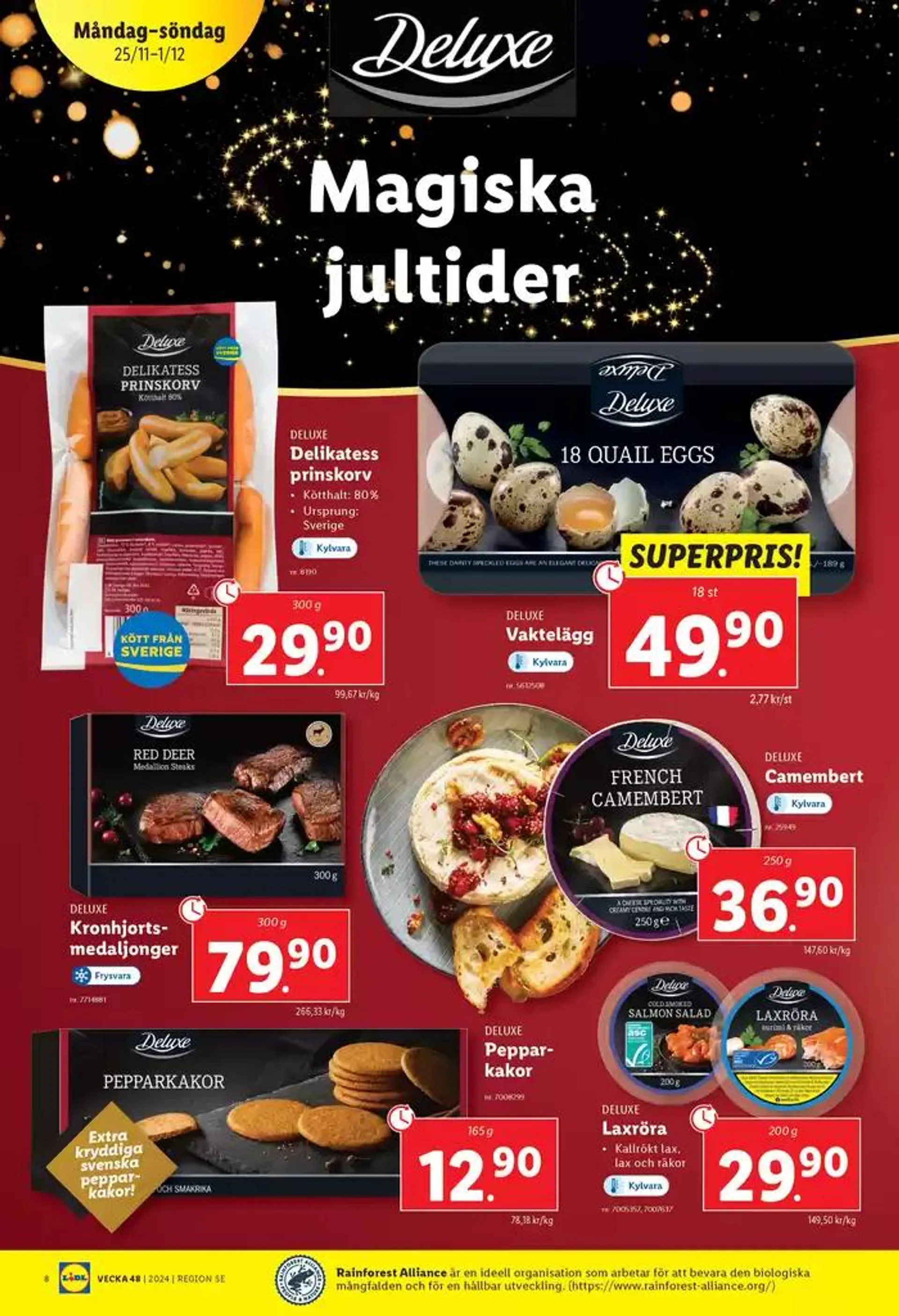 Nationell ERBJUDANDEN VECKA 48 från 25 november till 1 december 2024 - Reklamblad sidor 8