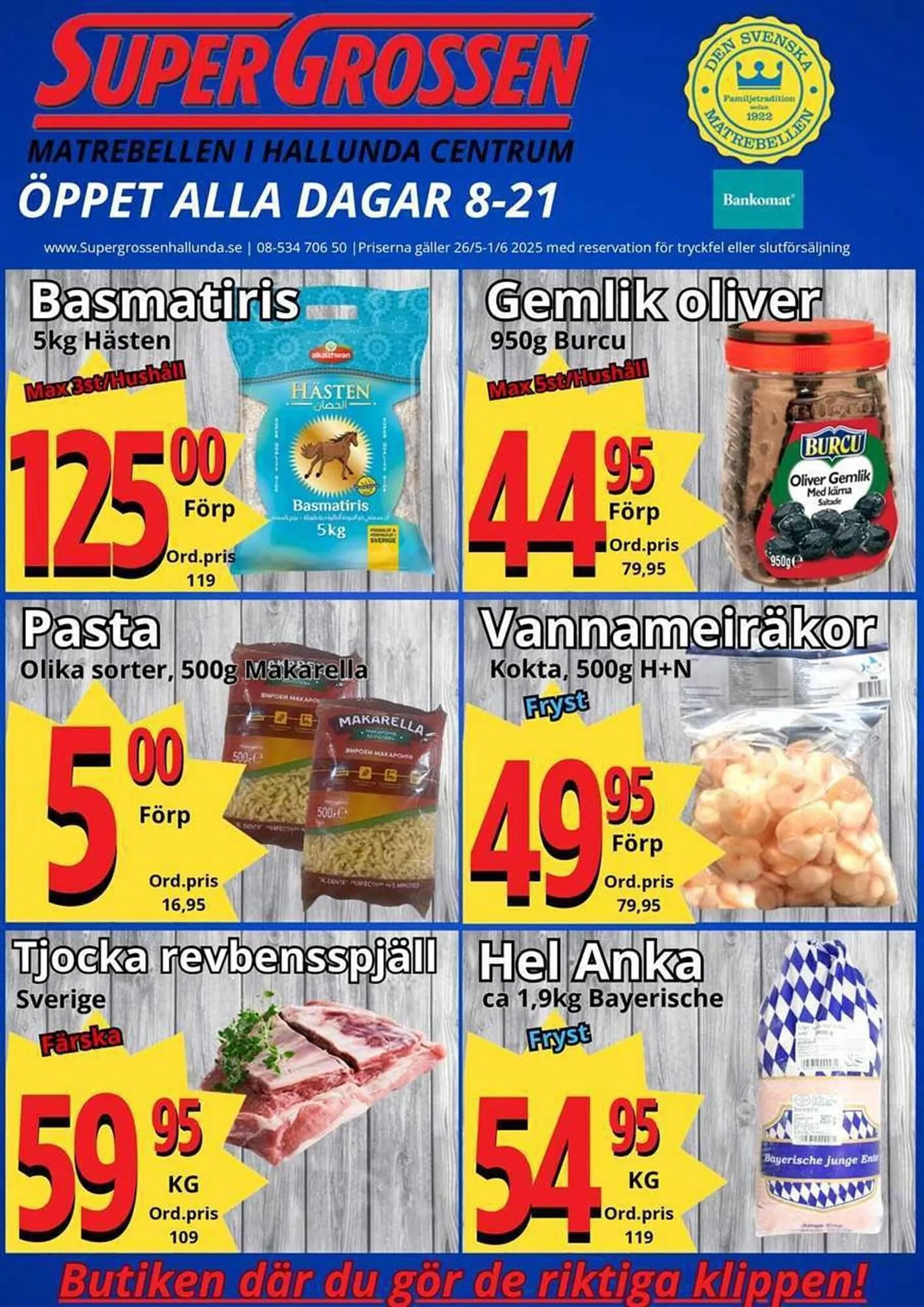 Supergrossen reklamblad - 1
