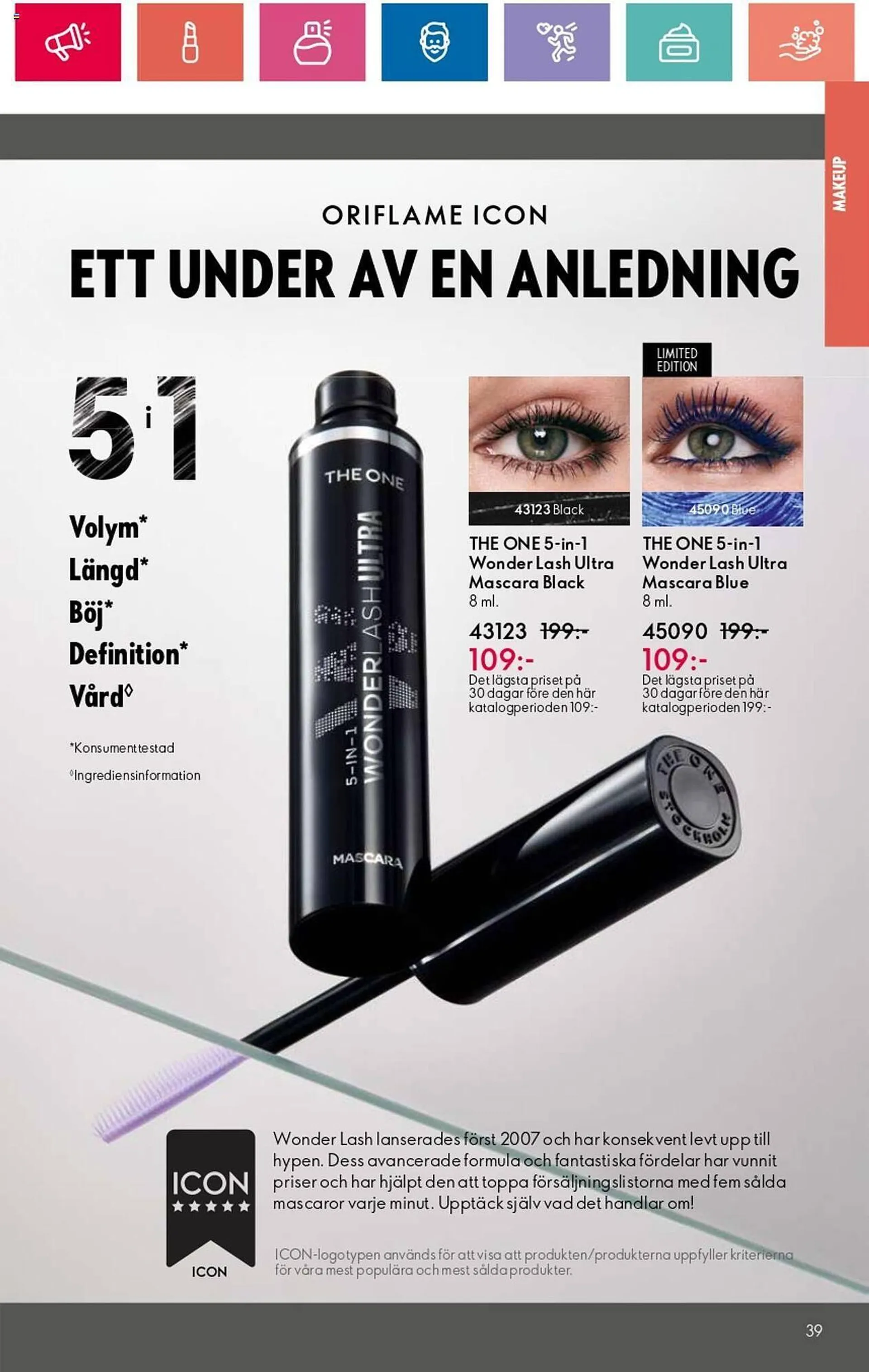 Oriflame reklamblad från 1 augusti till 21 augusti 2024 - Reklamblad sidor 39