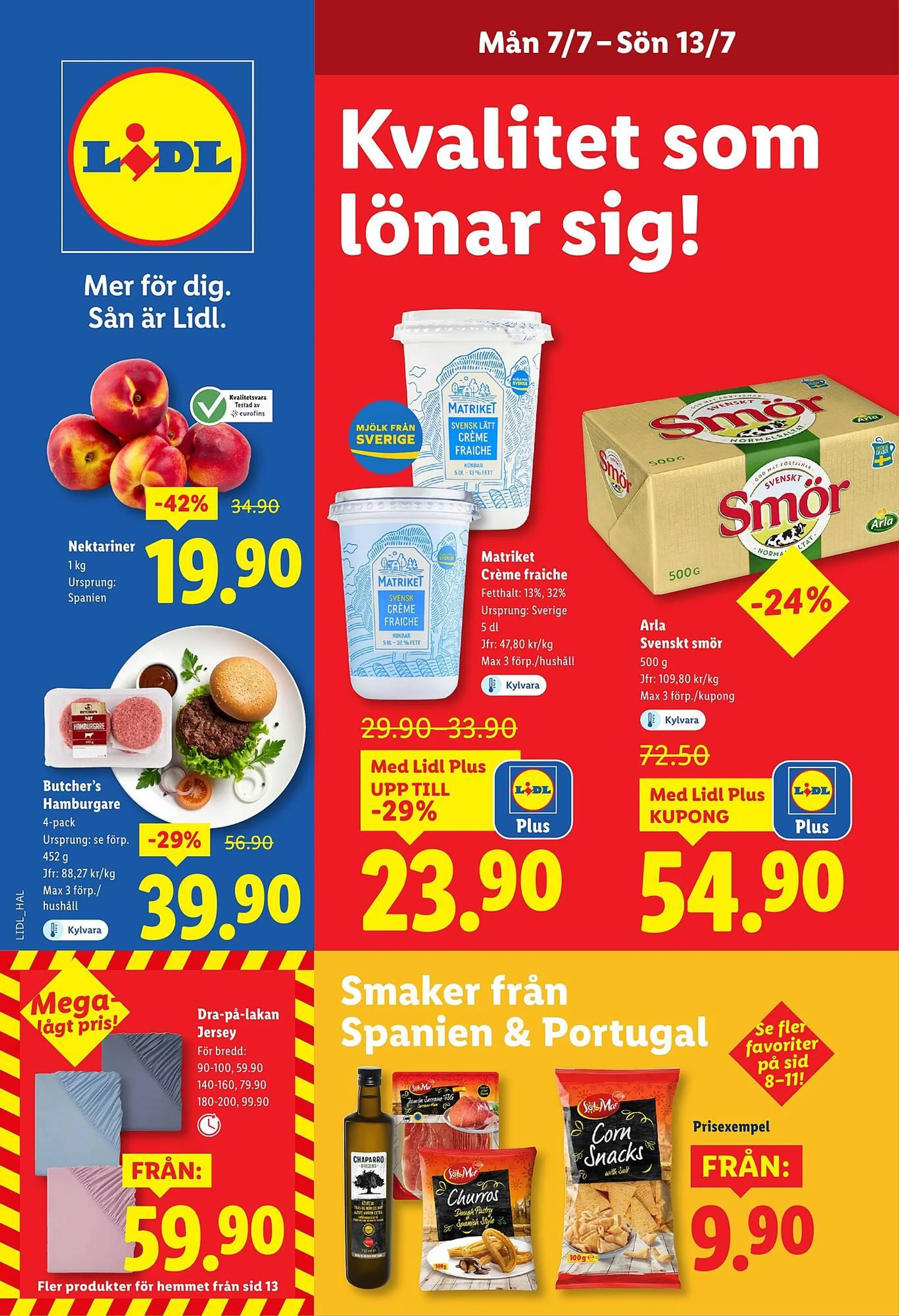 Lidl reklamblad från 7 juli till 13 juli 2025 - Reklamblad sidor 1