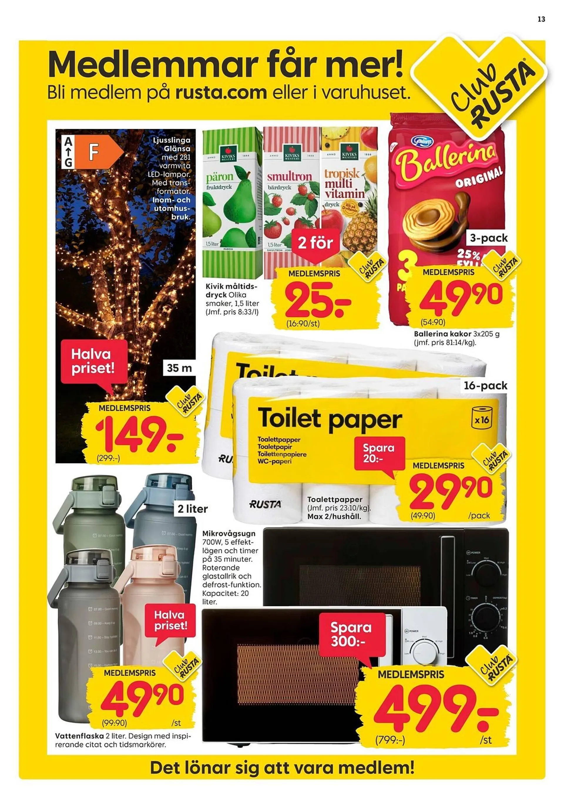 Rusta reklamblad från 21 oktober till 27 oktober 2024 - Reklamblad sidor 13