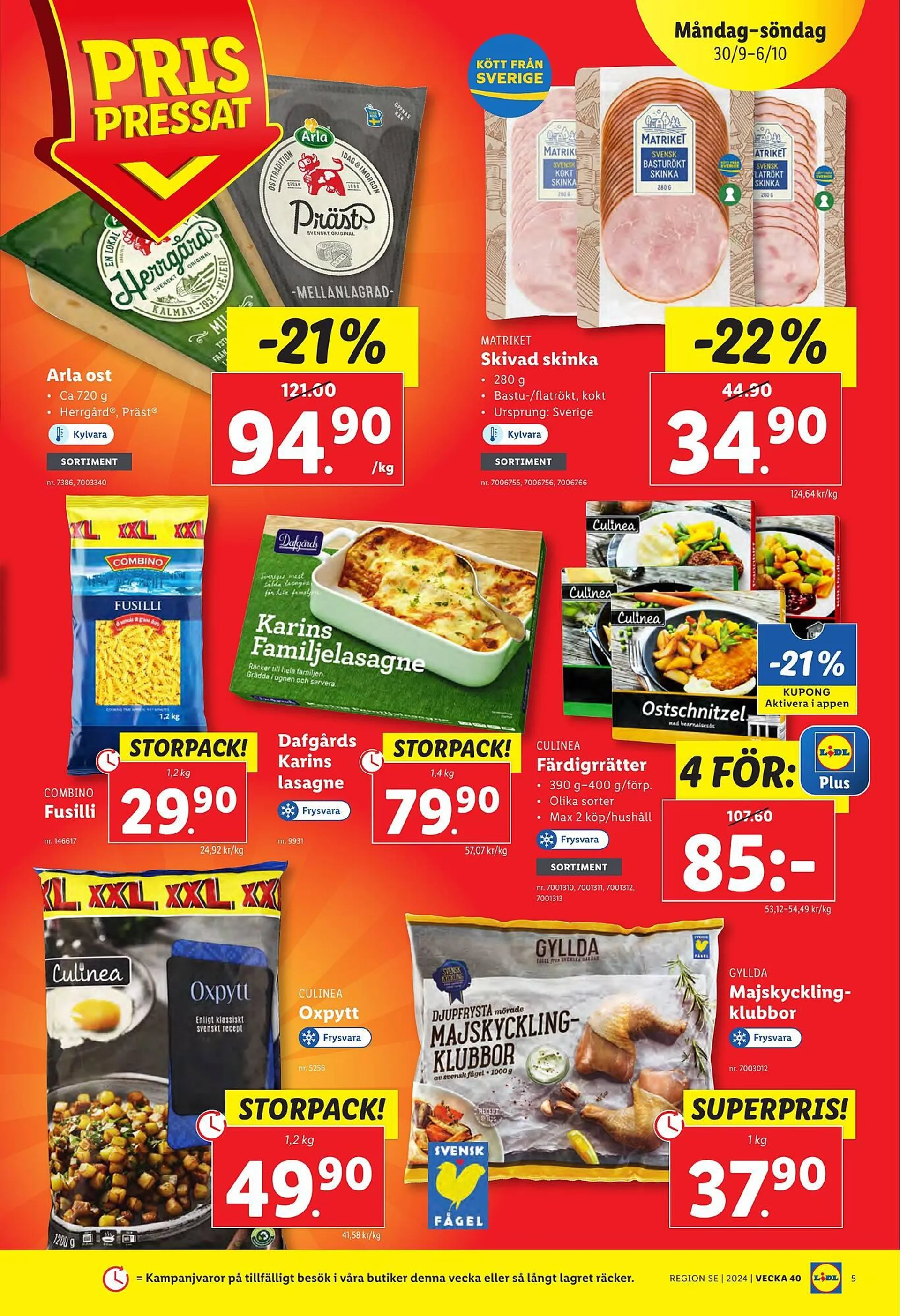 Lidl reklamblad från 30 september till 6 oktober 2024 - Reklamblad sidor 5