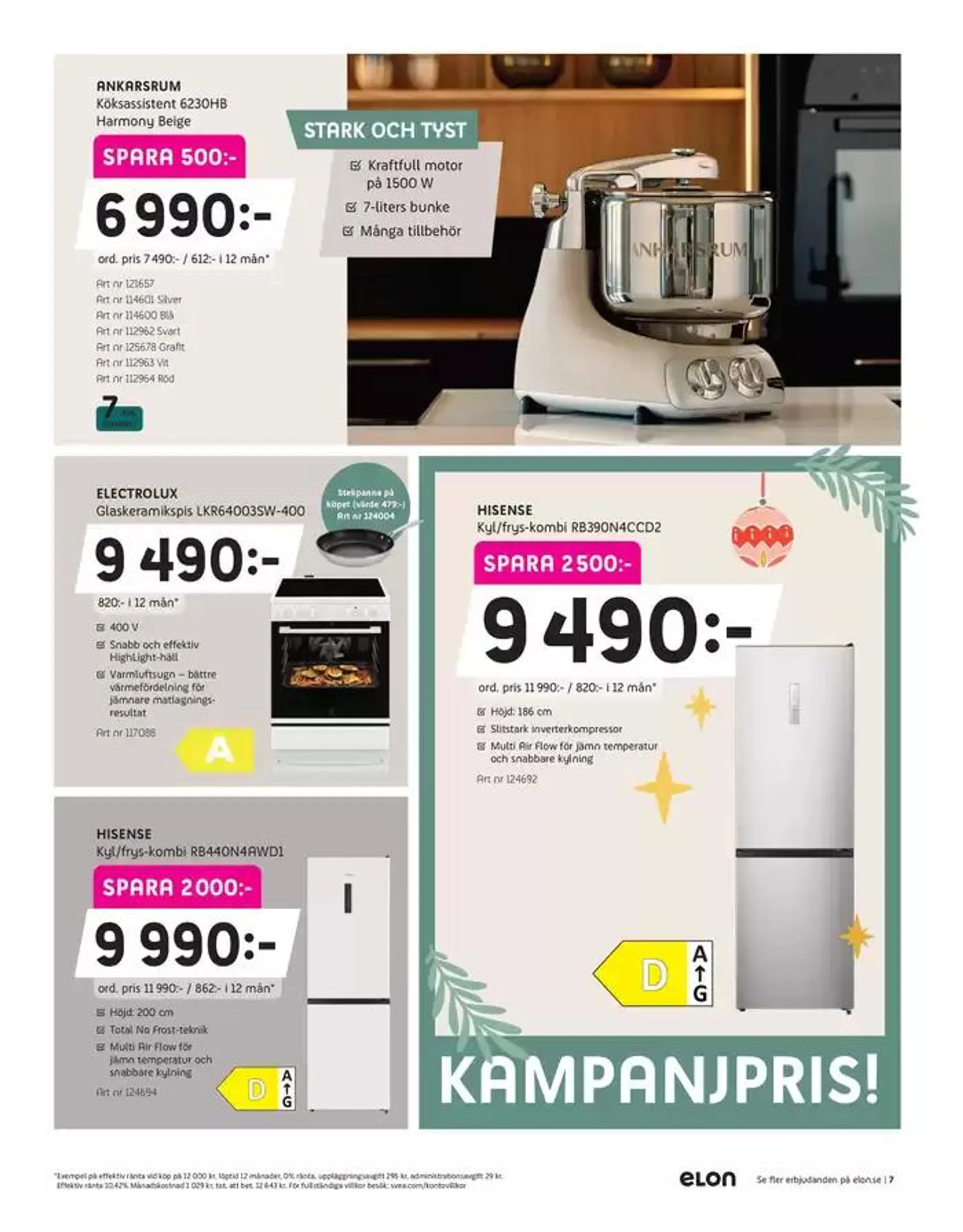 Bläddra i Elons kampanjblad! från 17 december till 22 december 2024 - Reklamblad sidor 7