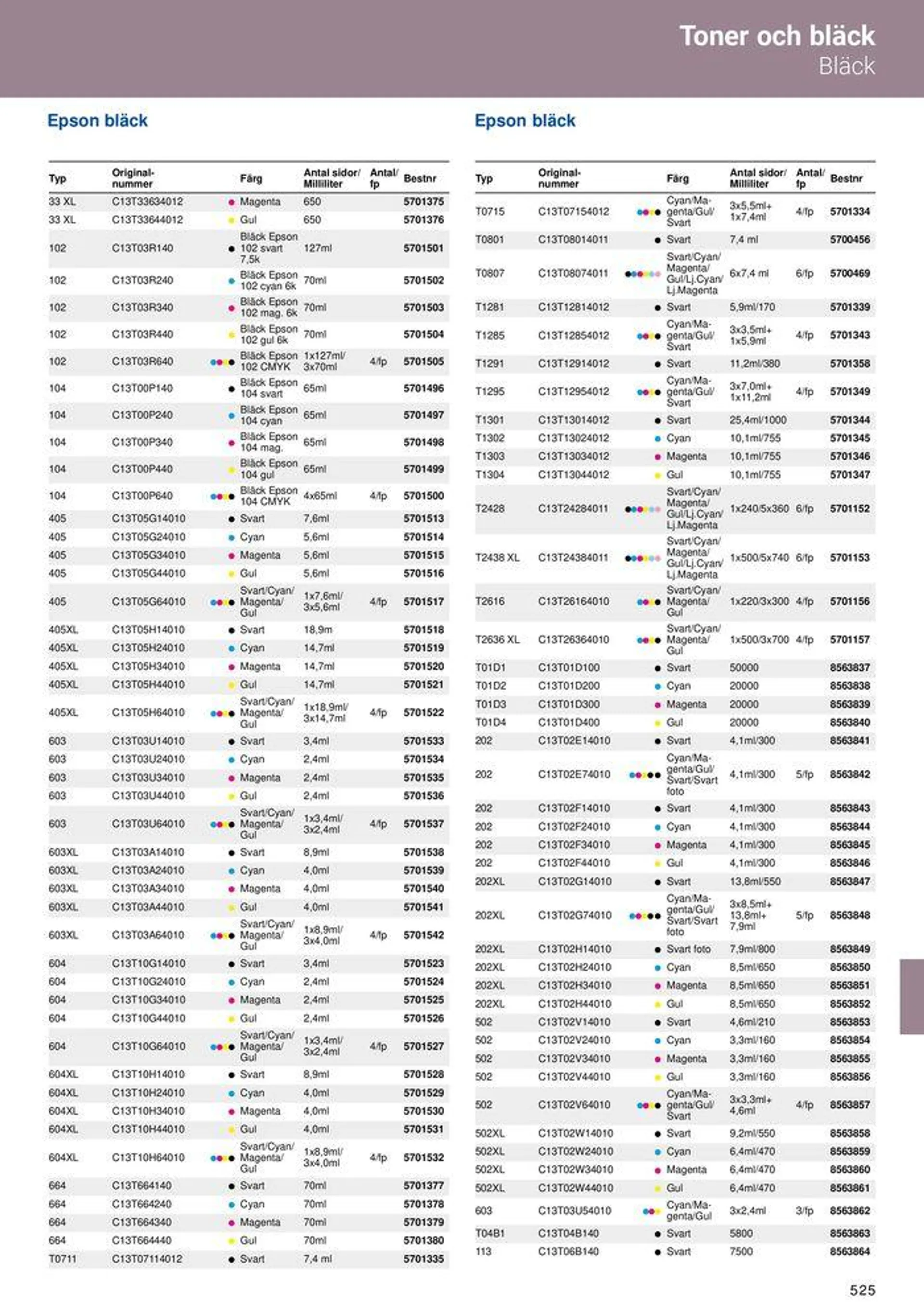 Office Depot - Kontorskatalog 2024 från 6 maj till 31 december 2024 - Reklamblad sidor 527