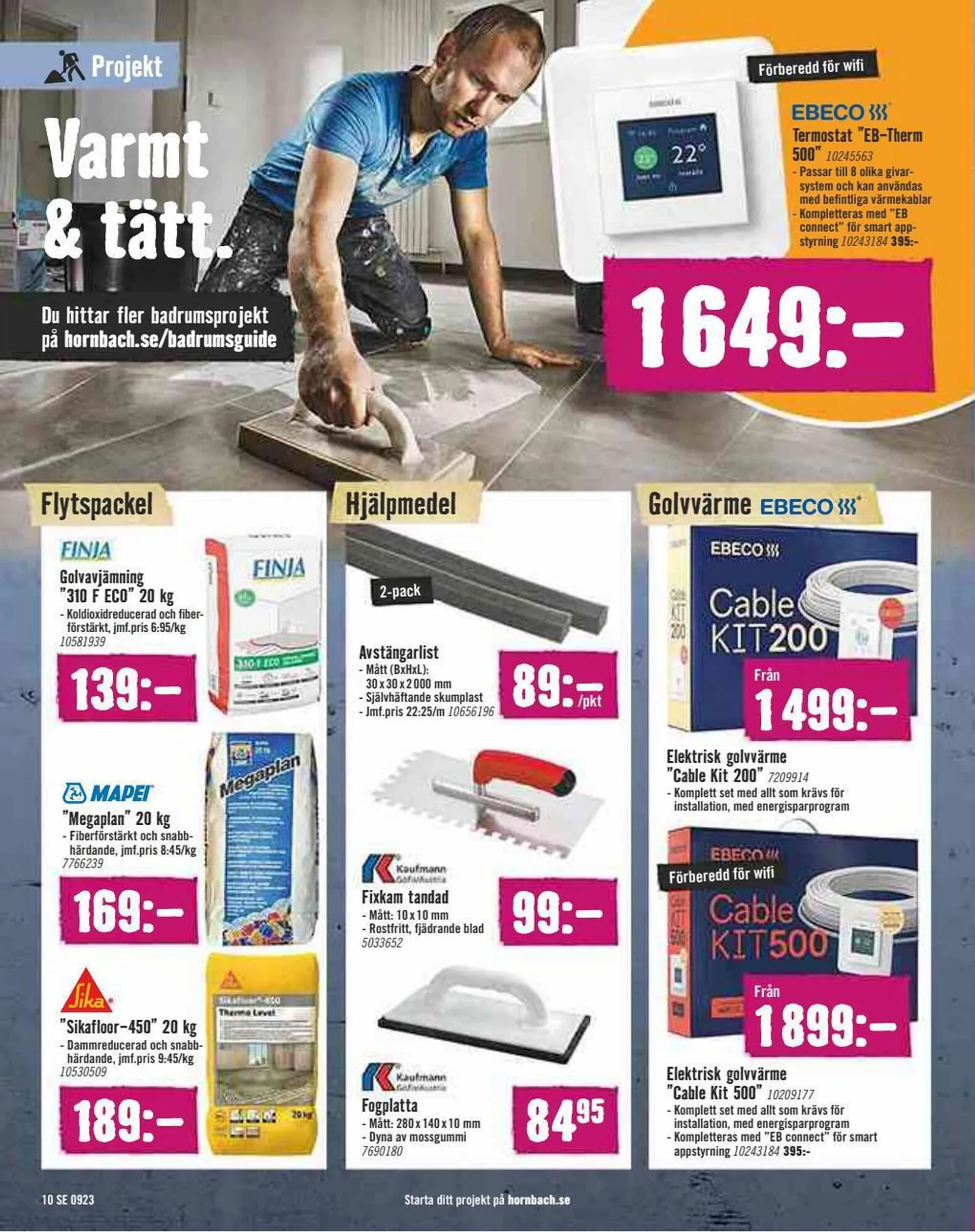 Hornbach reklamblad från 1 september till 27 september 2023 - Reklamblad sidor 10