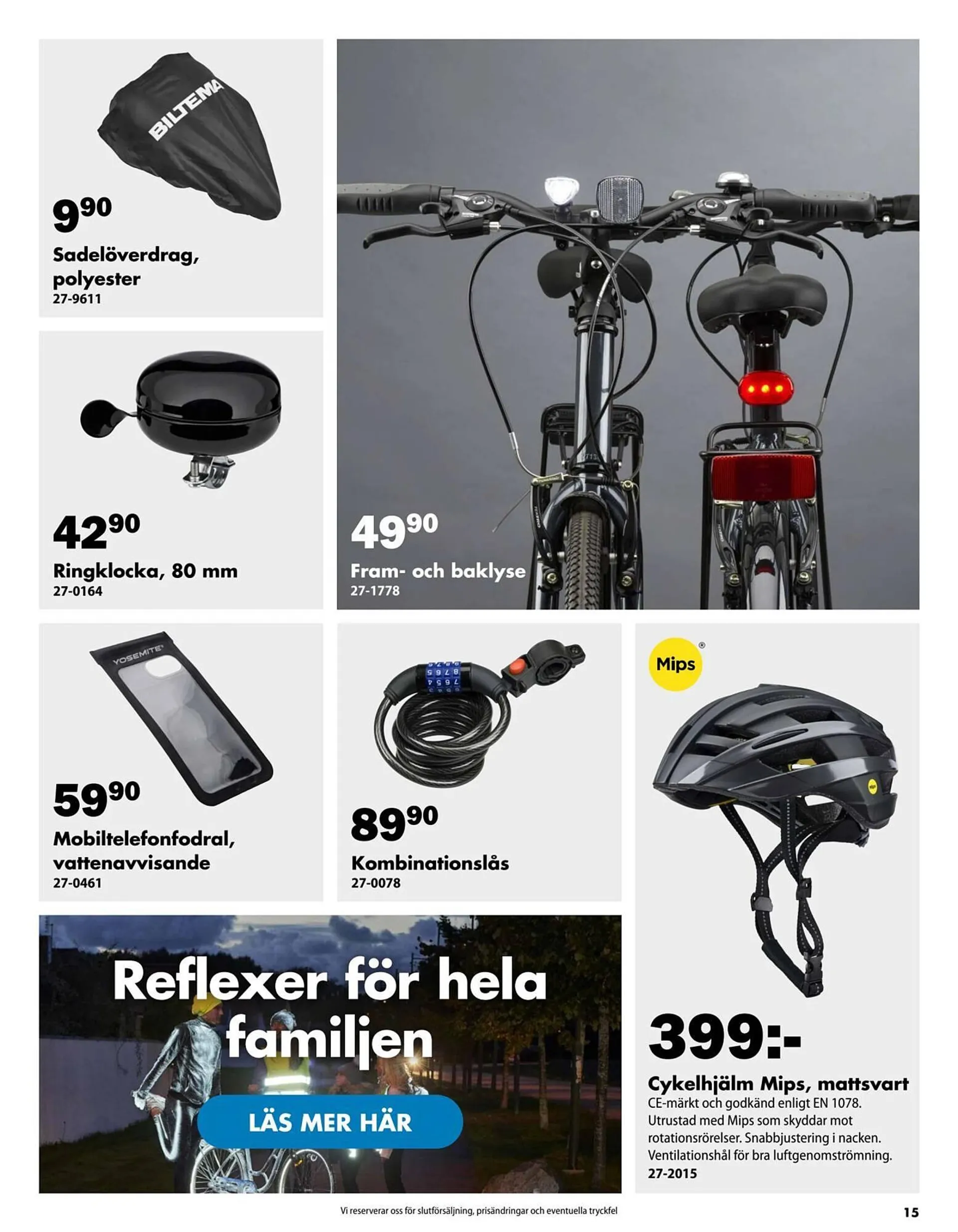 Biltema reklamblad från 24 september till 20 oktober 2024 - Reklamblad sidor 3