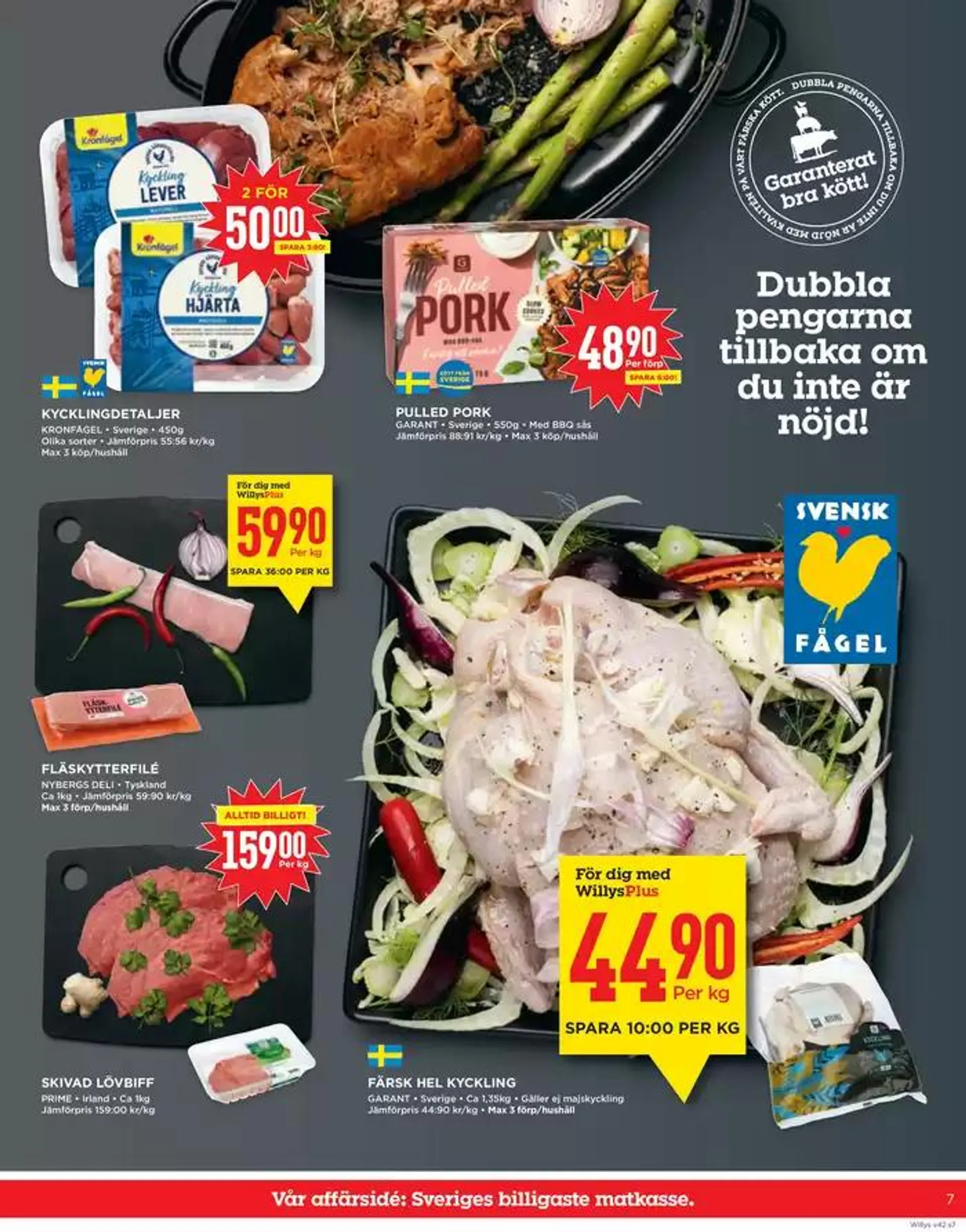 Våra bästa deals för dig från 14 oktober till 20 oktober 2024 - Reklamblad sidor 7