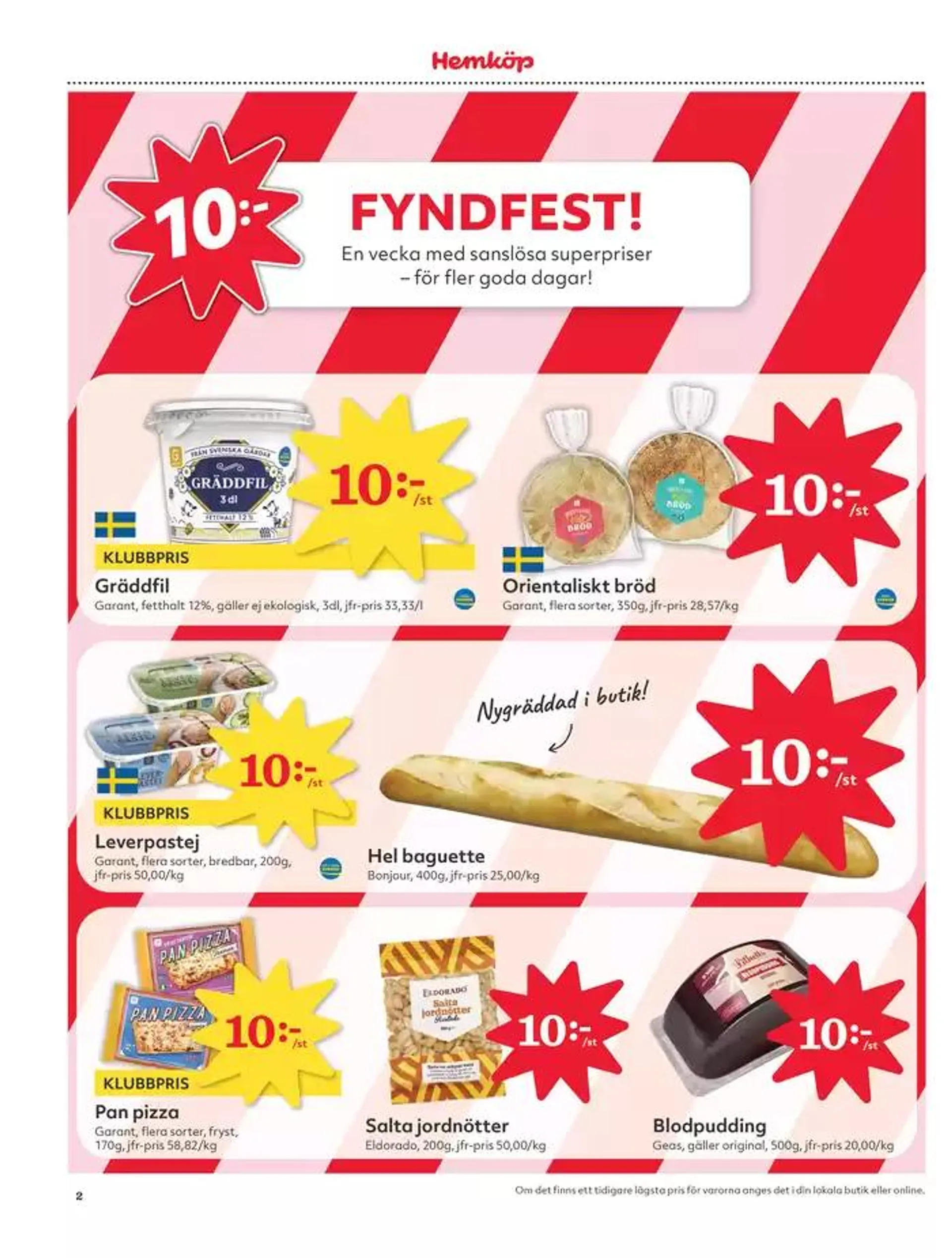 Aktuella fynd och erbjudanden från 7 oktober till 13 oktober 2024 - Reklamblad sidor 2