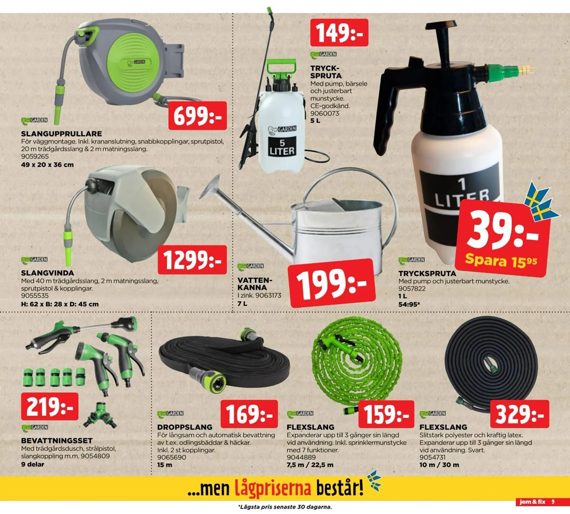 Jem&Fix reklamblad från 9 juni till 23 juni 2024 - Reklamblad sidor 9