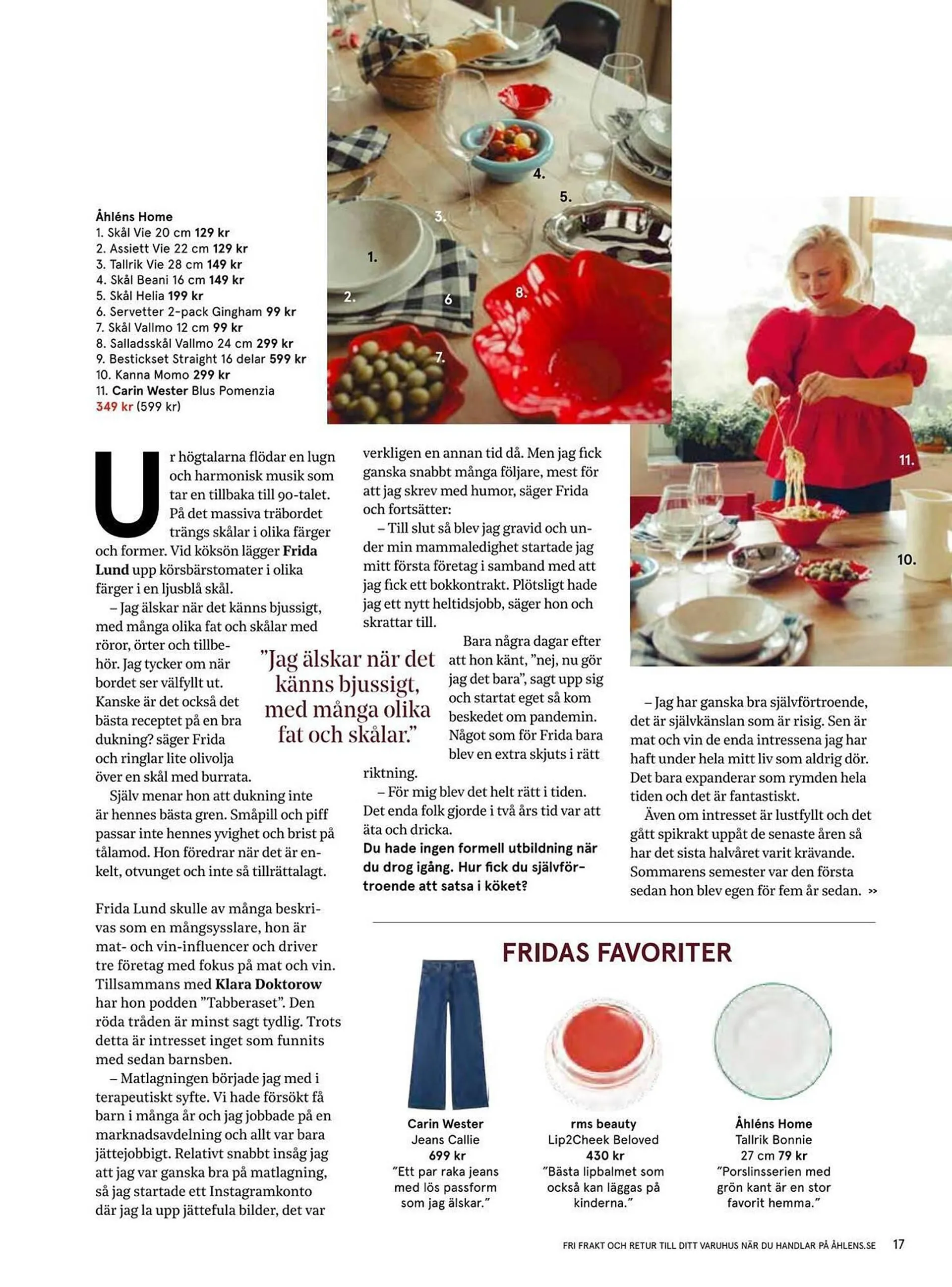 Åhléns reklamblad från 23 oktober till 12 november 2024 - Reklamblad sidor 17