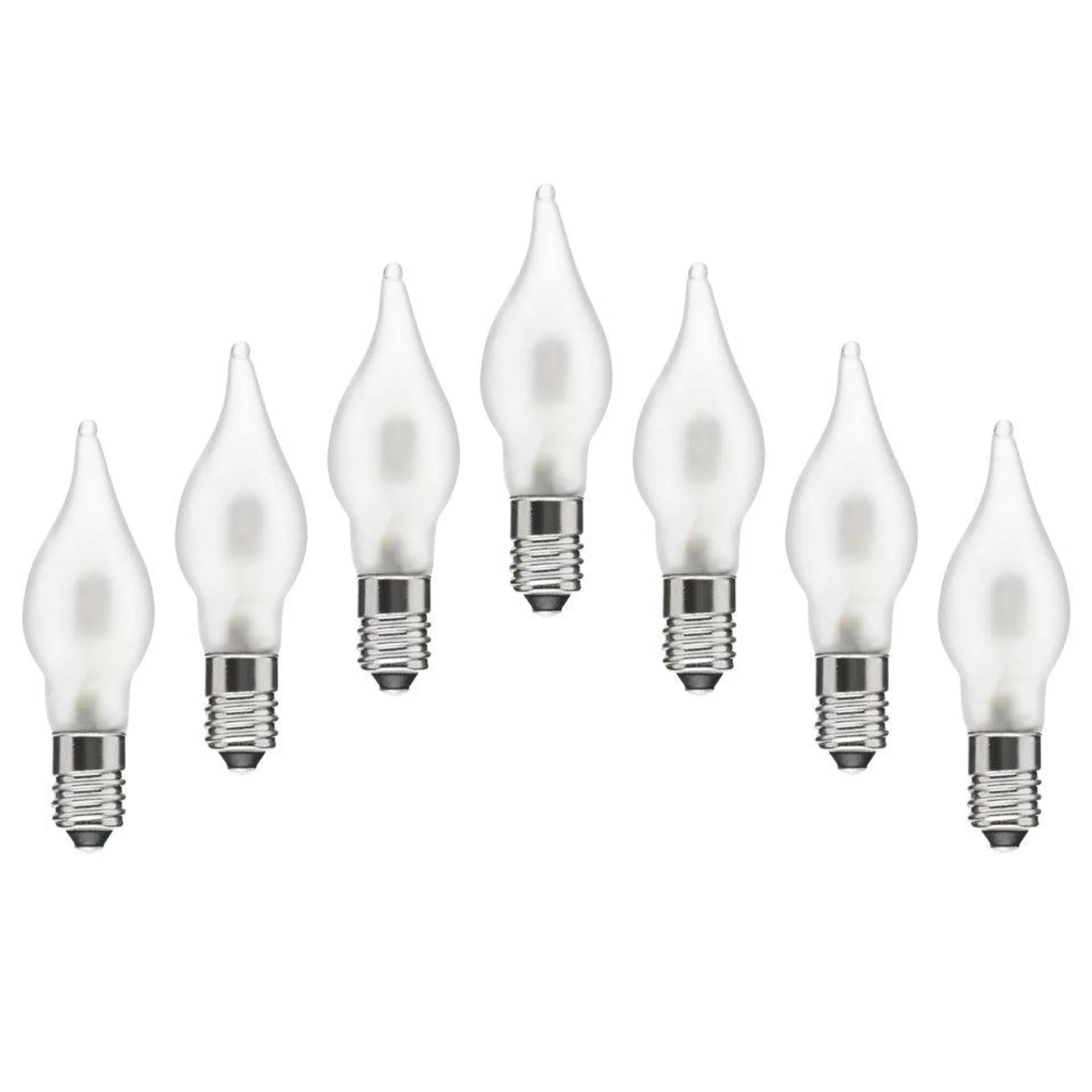 Ledsavers Frostad Reservlampa till Adventsljusstakar LED 7-pack