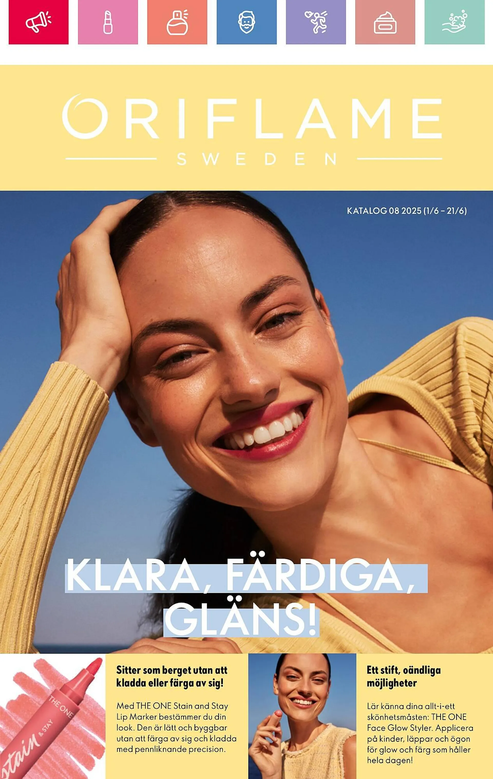 Oriflame reklamblad från 1 juni till 21 juni 2025 - Reklamblad sidor 1