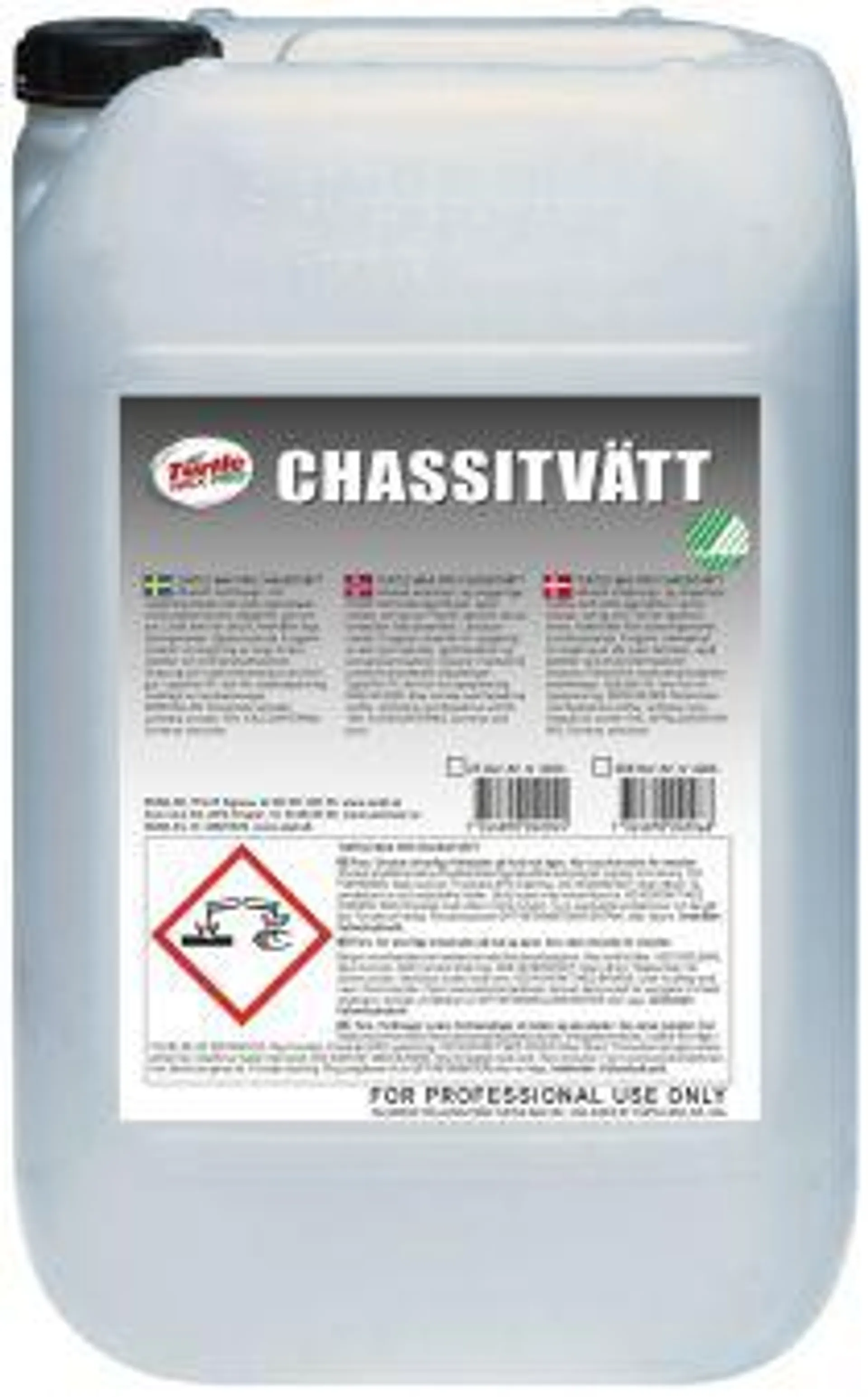 Turtle Wax Pro Chassitvätt - Alkalisk avfettning Dunk 25 l