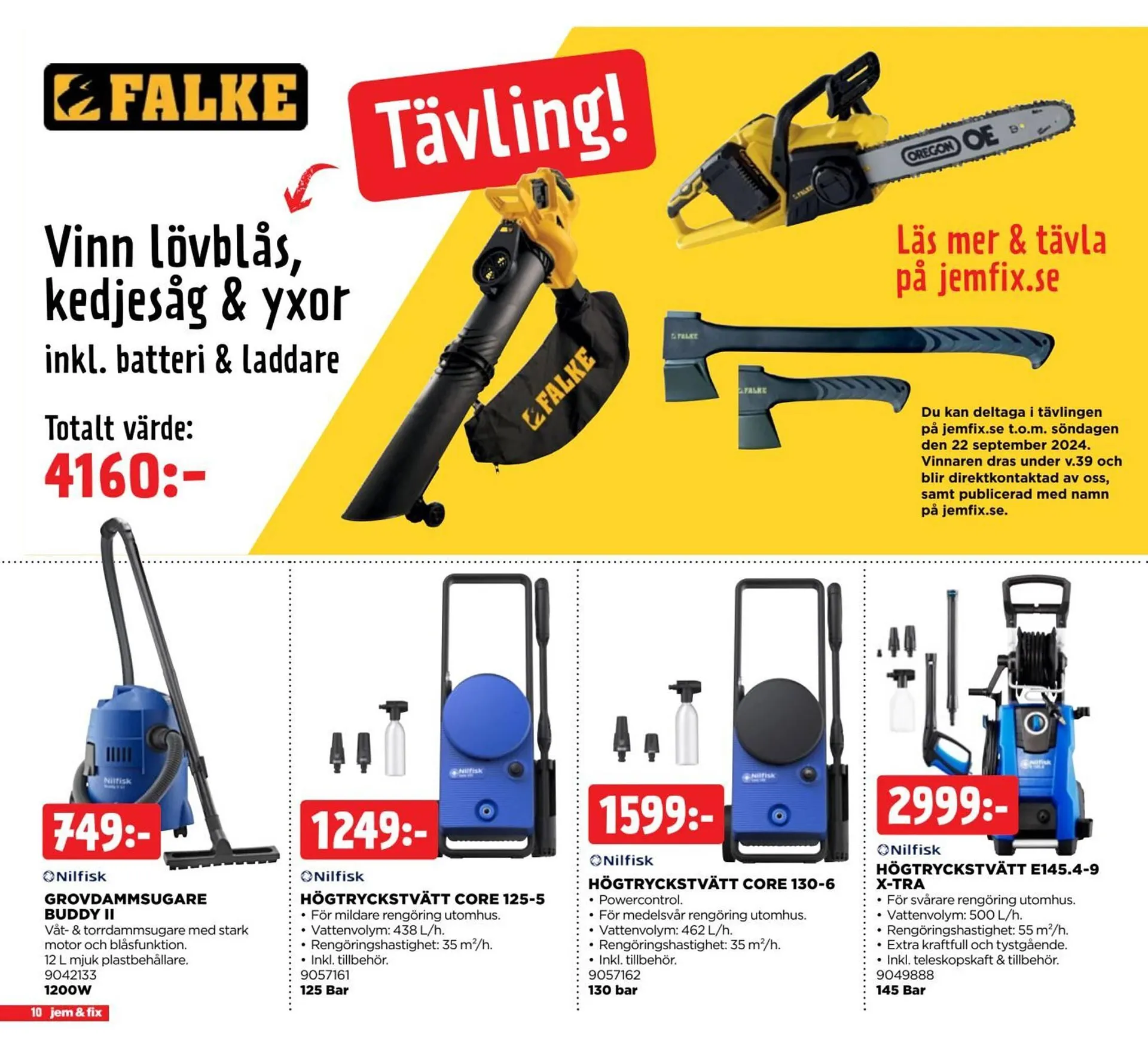 Jem&Fix reklamblad från 8 september till 22 september 2024 - Reklamblad sidor 10