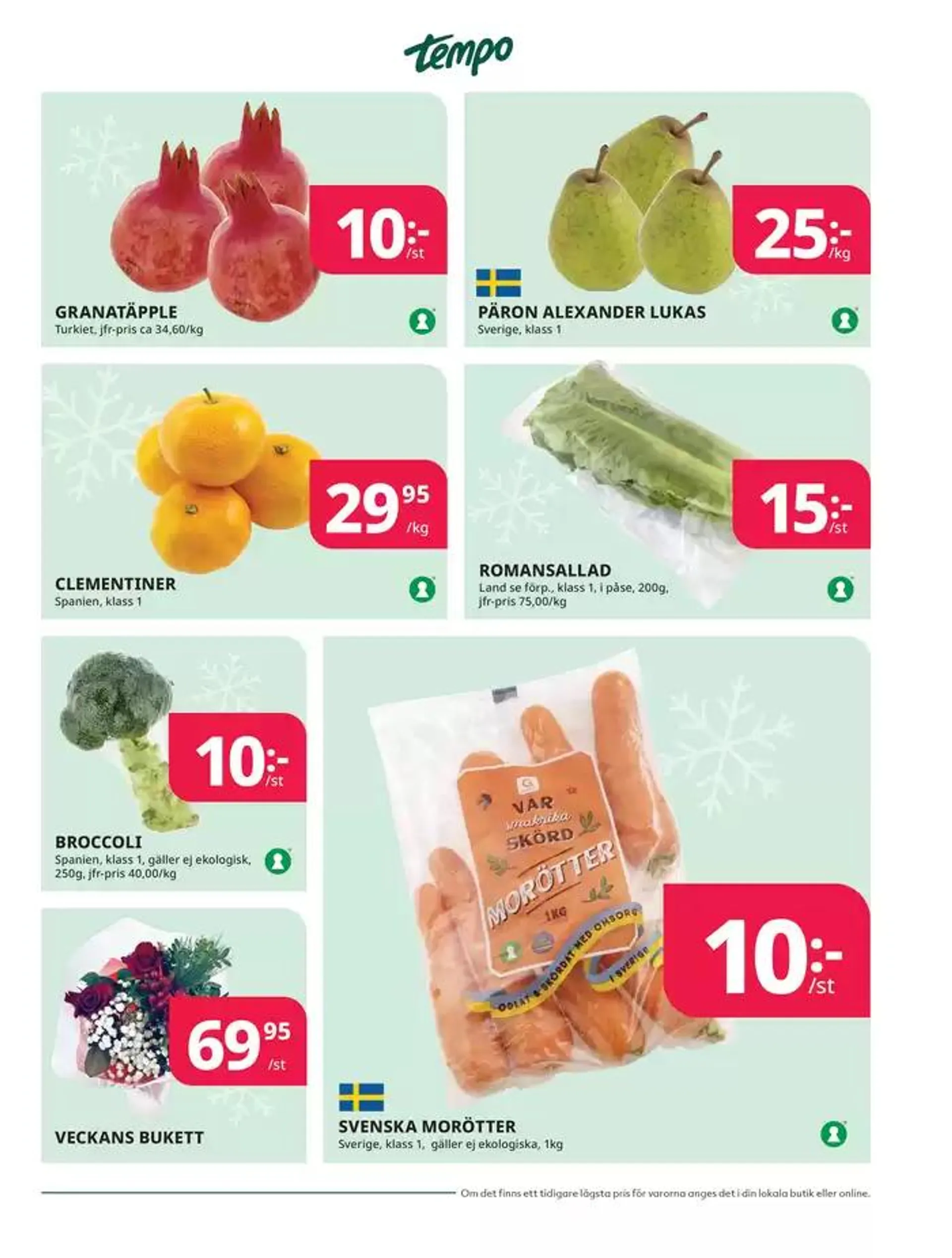 Veckans erbjudanden Tempo från 2 december till 16 december 2024 - Reklamblad sidor 3