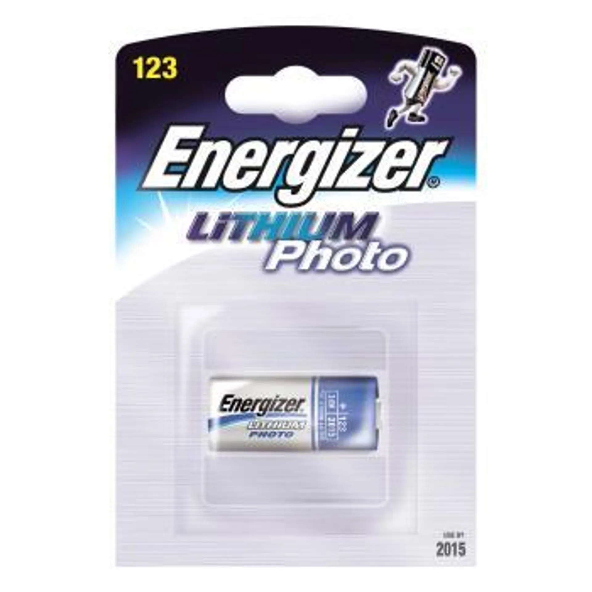 ENERGIZER Batteri CR123 Lithium 1-pack