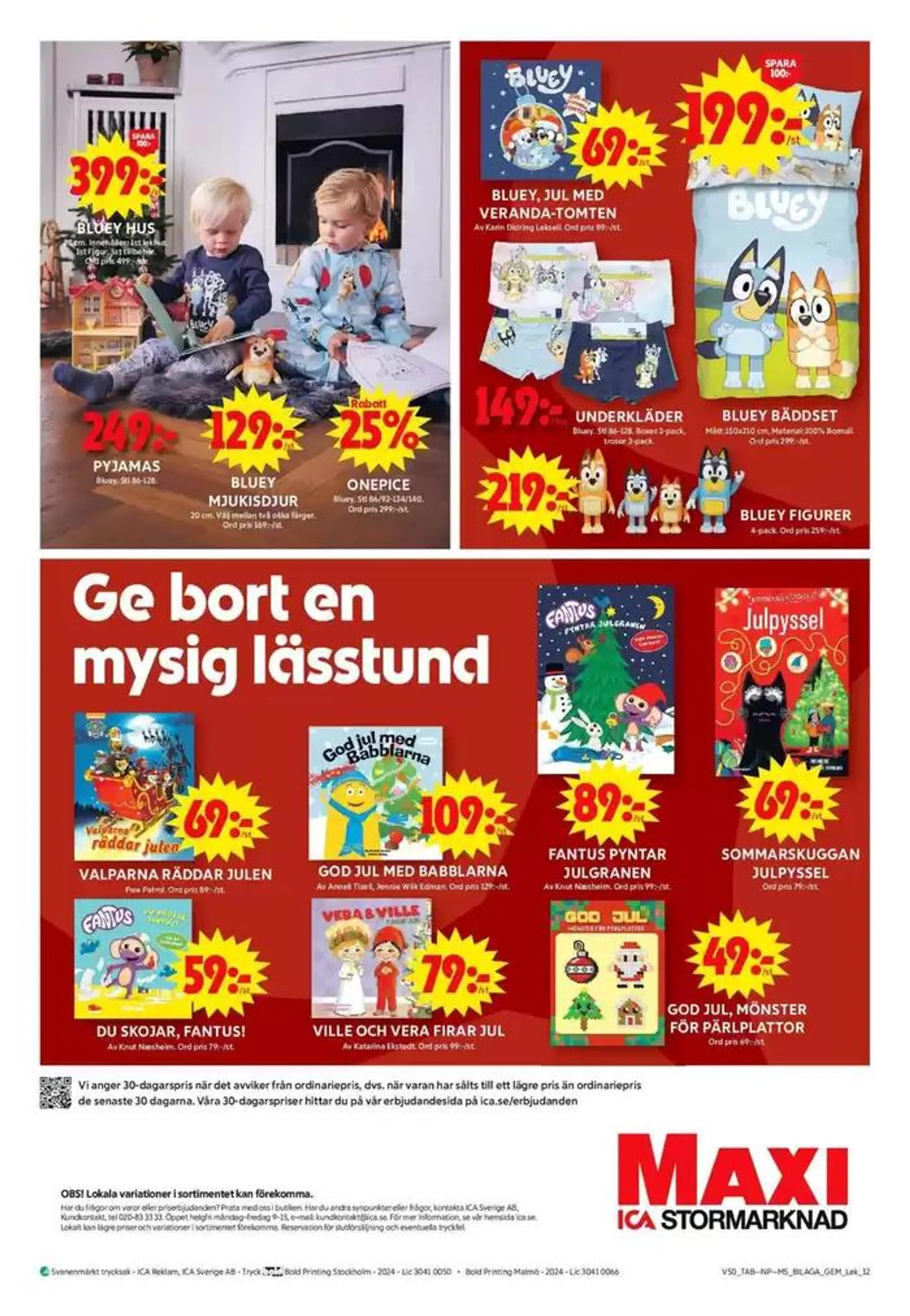 Fantastiskt erbjudande för alla kunder från 7 december till 21 december 2024 - Reklamblad sidor 24