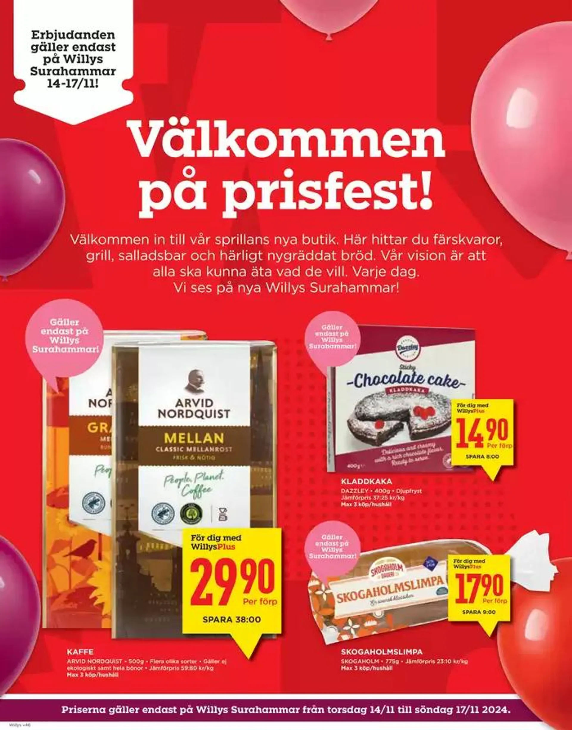 Exklusiva deals för våra kunder från 11 november till 17 november 2024 - Reklamblad sidor 2