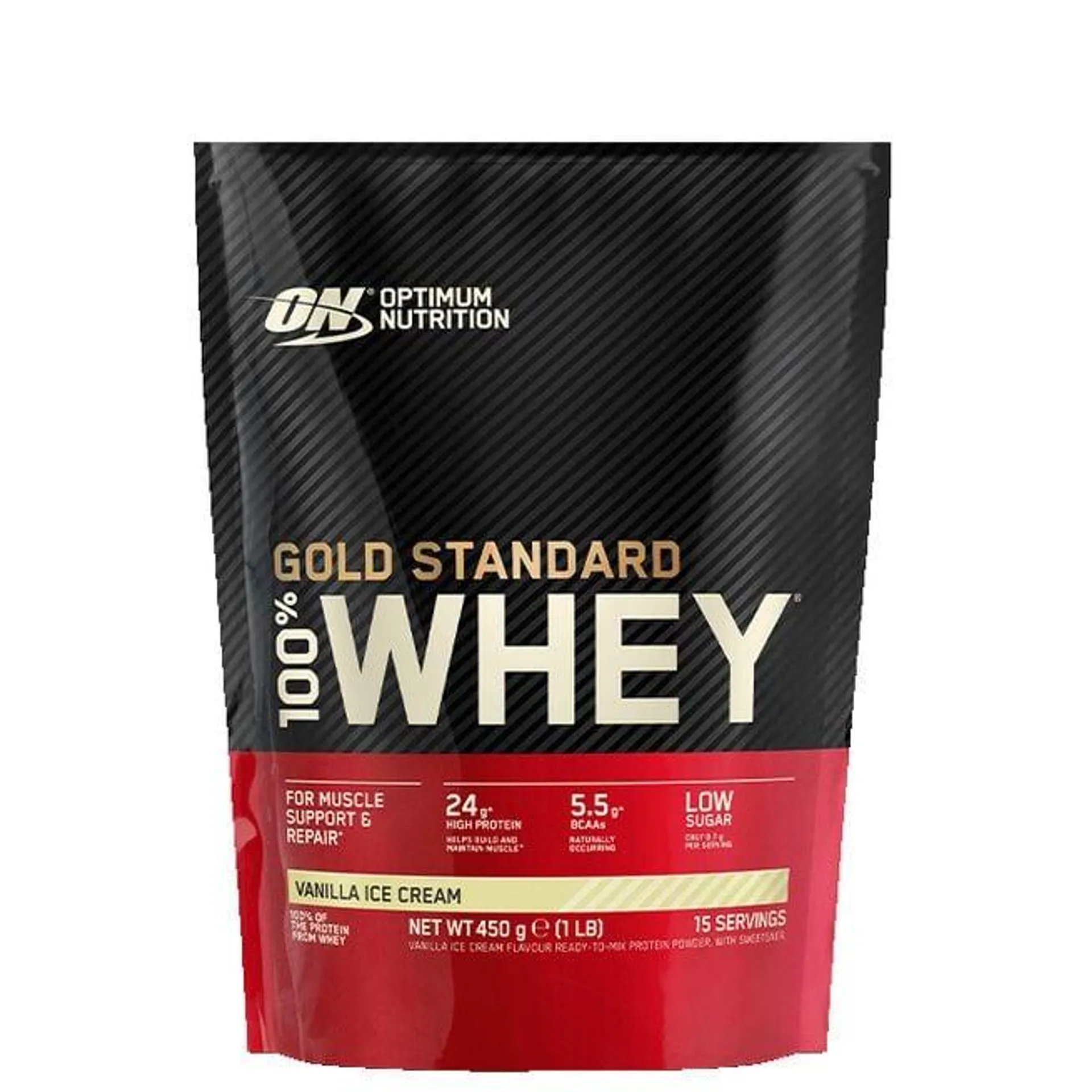 100% Whey Gold Std 450 g Vanilla Ice Cream