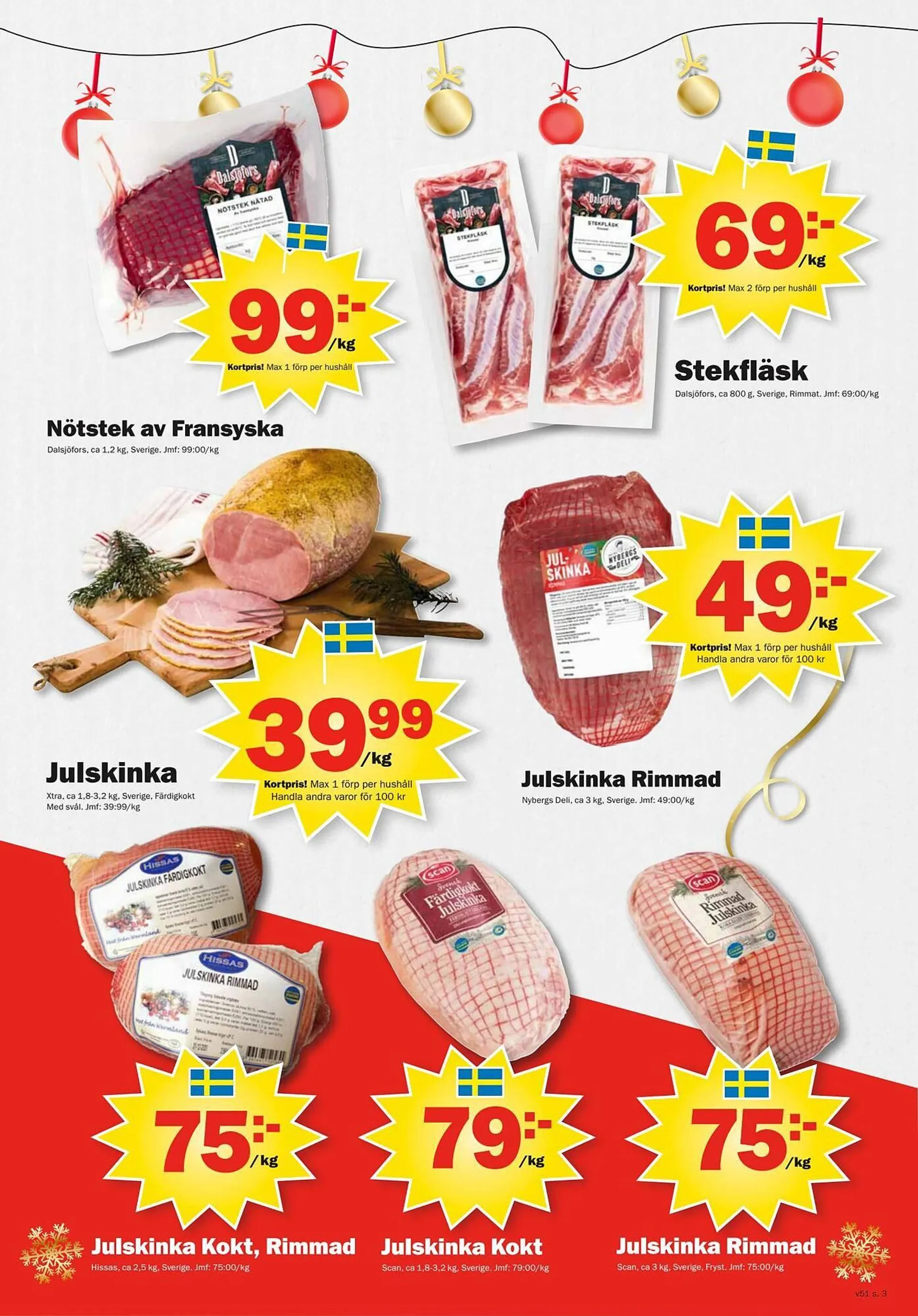 Pekås reklamblad från 15 december till 26 december 2024 - Reklamblad sidor 3